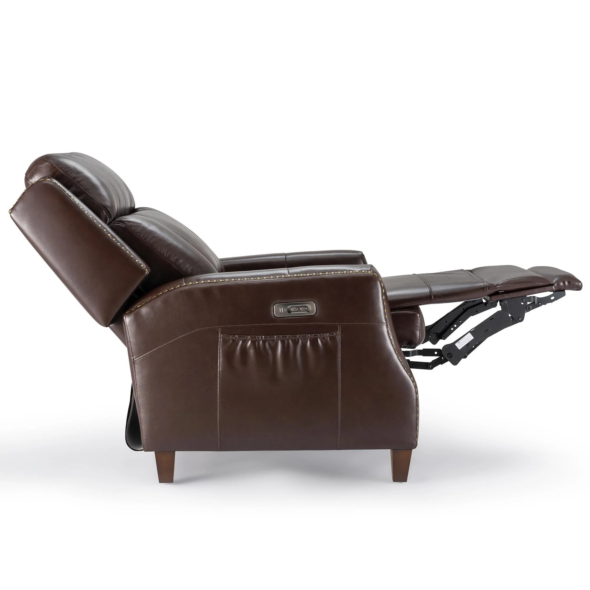 32.7 Wide Genuine Leather Recliner Power Club Recliner