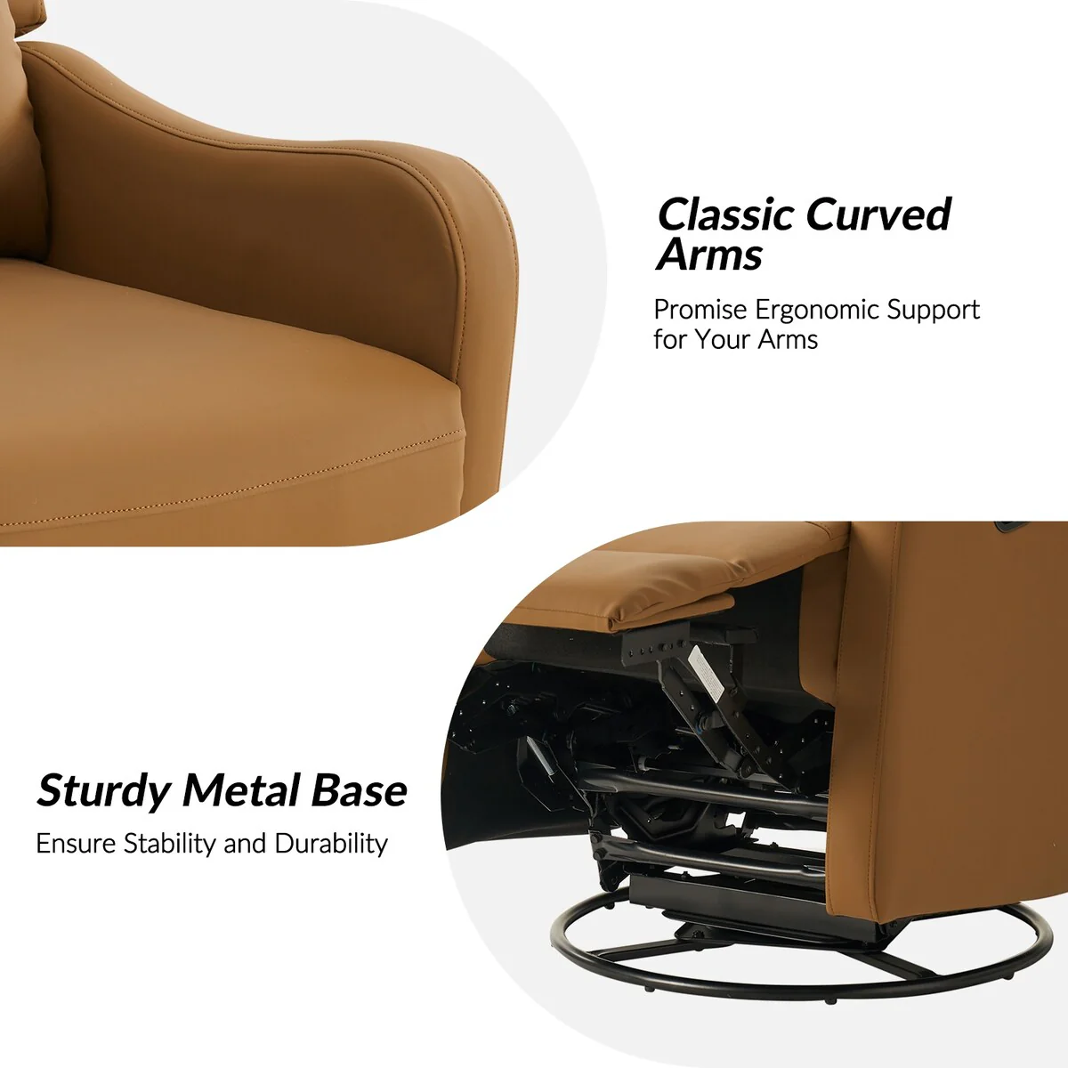 Pablo Traditional 360-Degree Swivel rocker Recliner by HULALA HOME