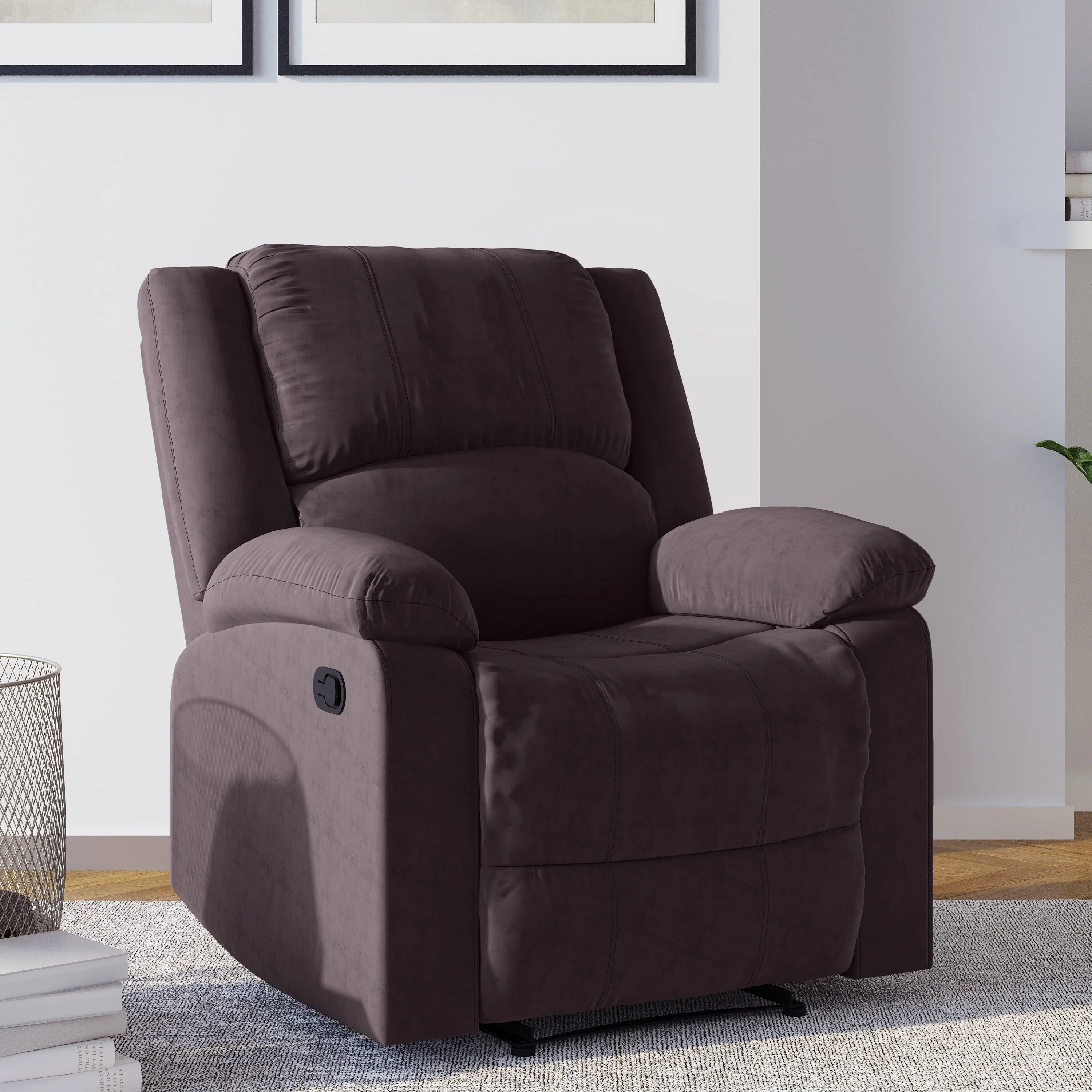Relax A Lounger? Porter Microfiber Manual Recliner by iLounge