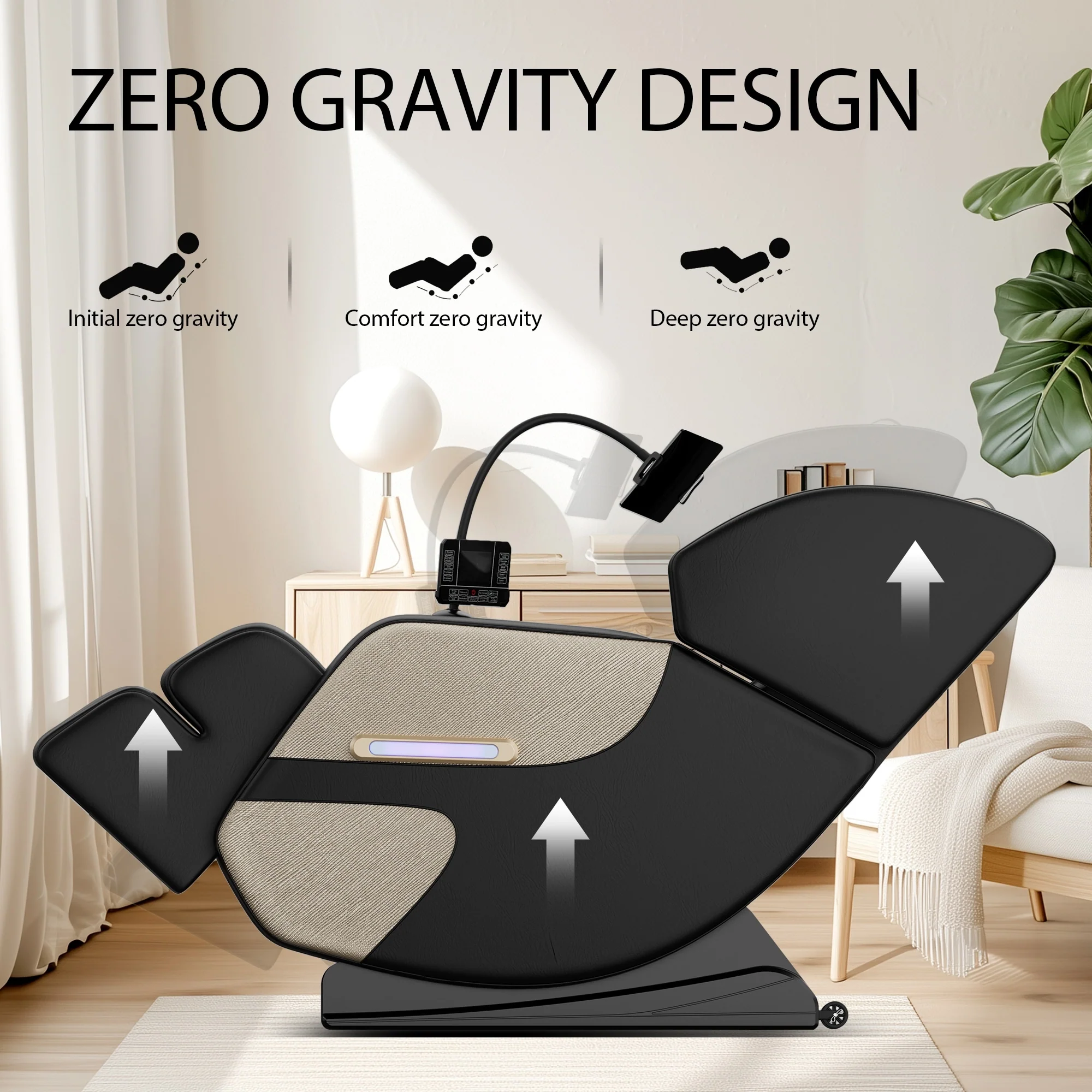 Zero Gravity Massage Recliner with Air Massage, Heating & Bluetooth Speakers