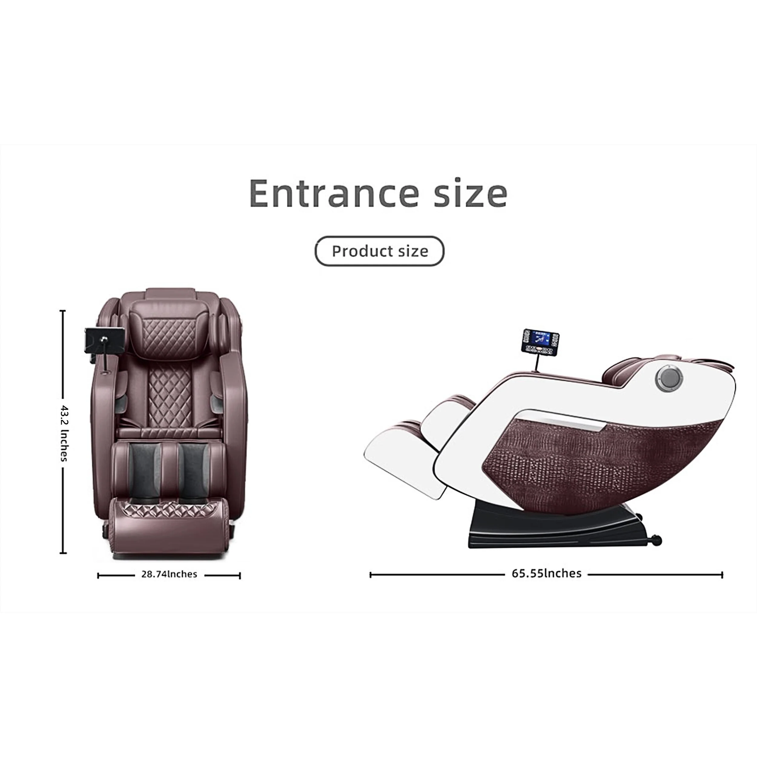Zero?Gravity Massage Recliner Chair with Bluetooth Audio