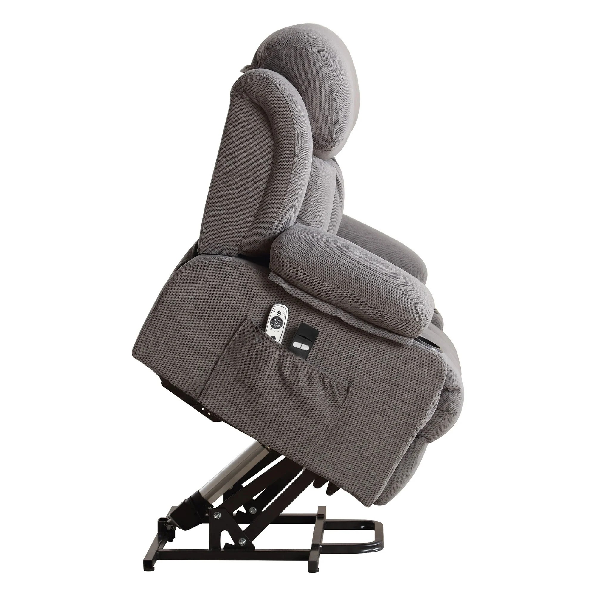 Electric Recliner Chair with Massage, Heat, USB & Cup Holders