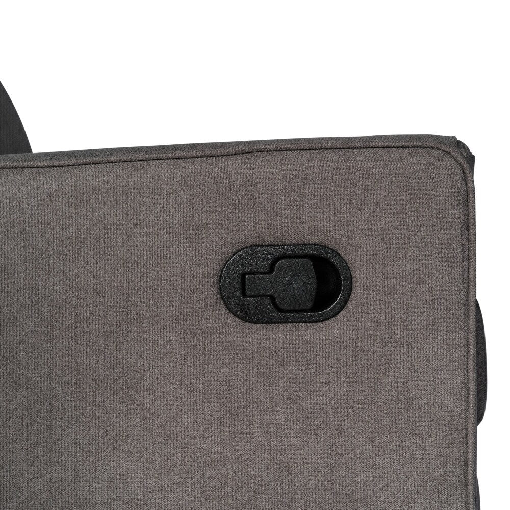 Classic Upholstered Manual Recline Rocking Swivel Glider Chair