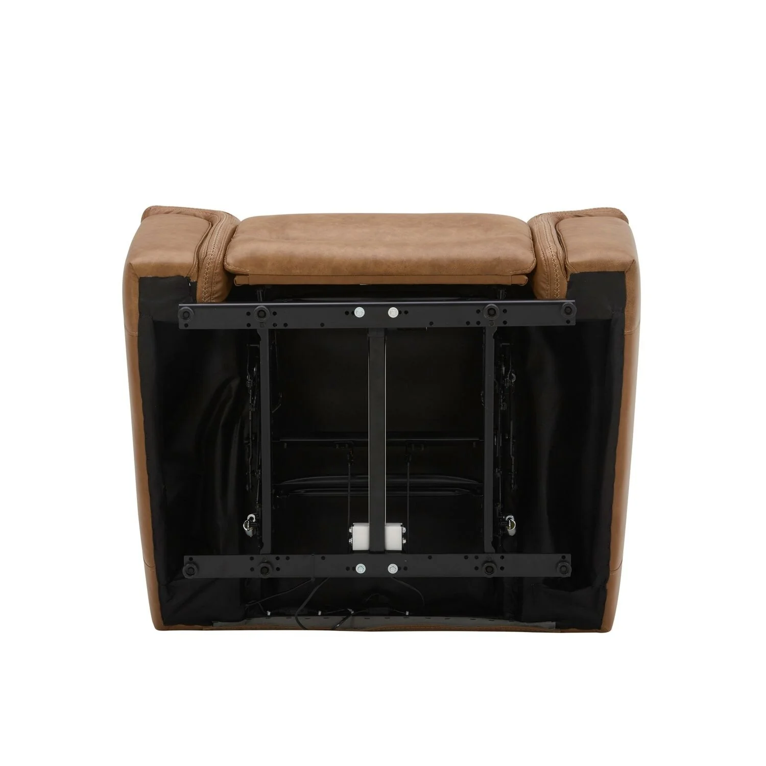 Cooper Leather Power Recliner - Camel