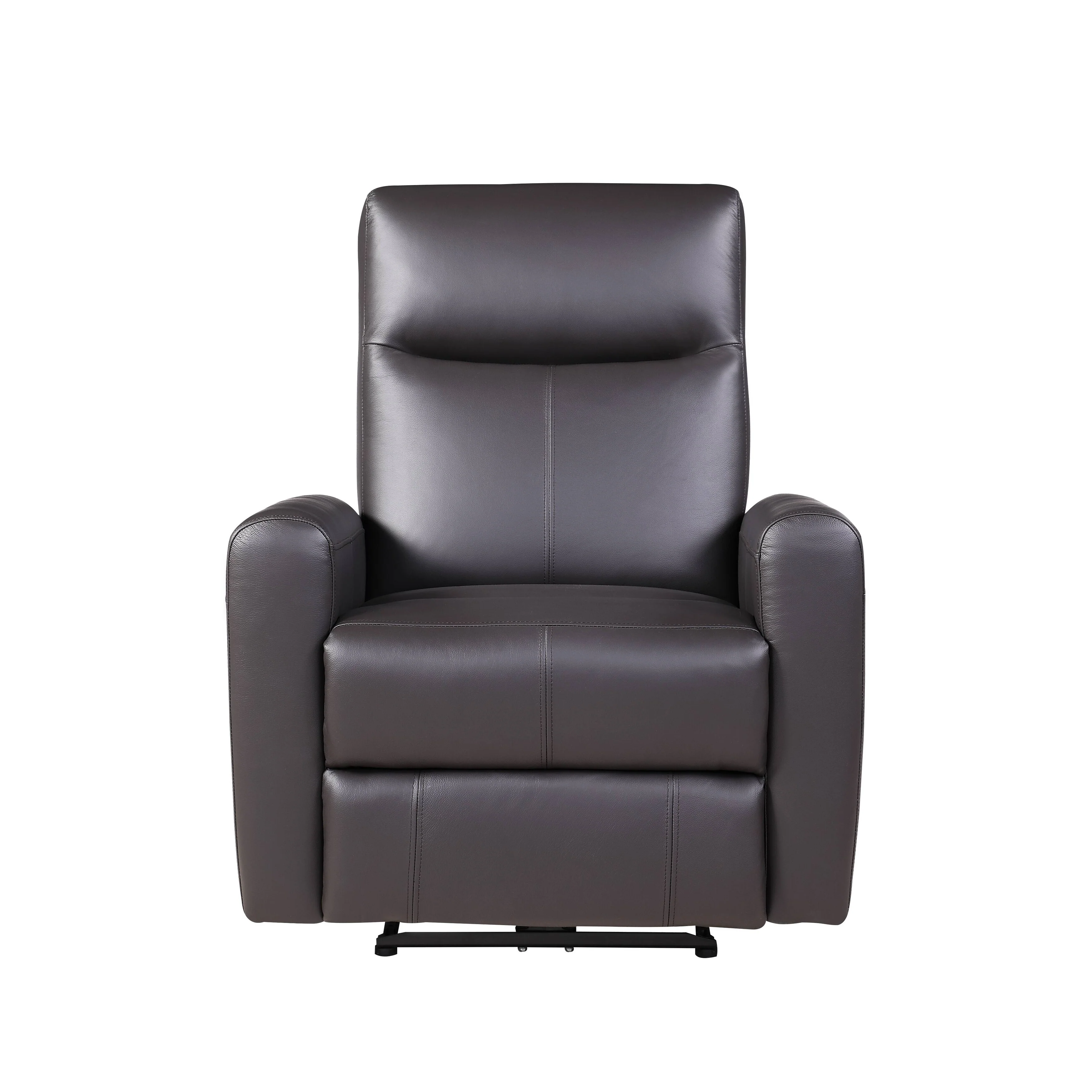 Brown Top Grain Leather Match Power Motion Recliner