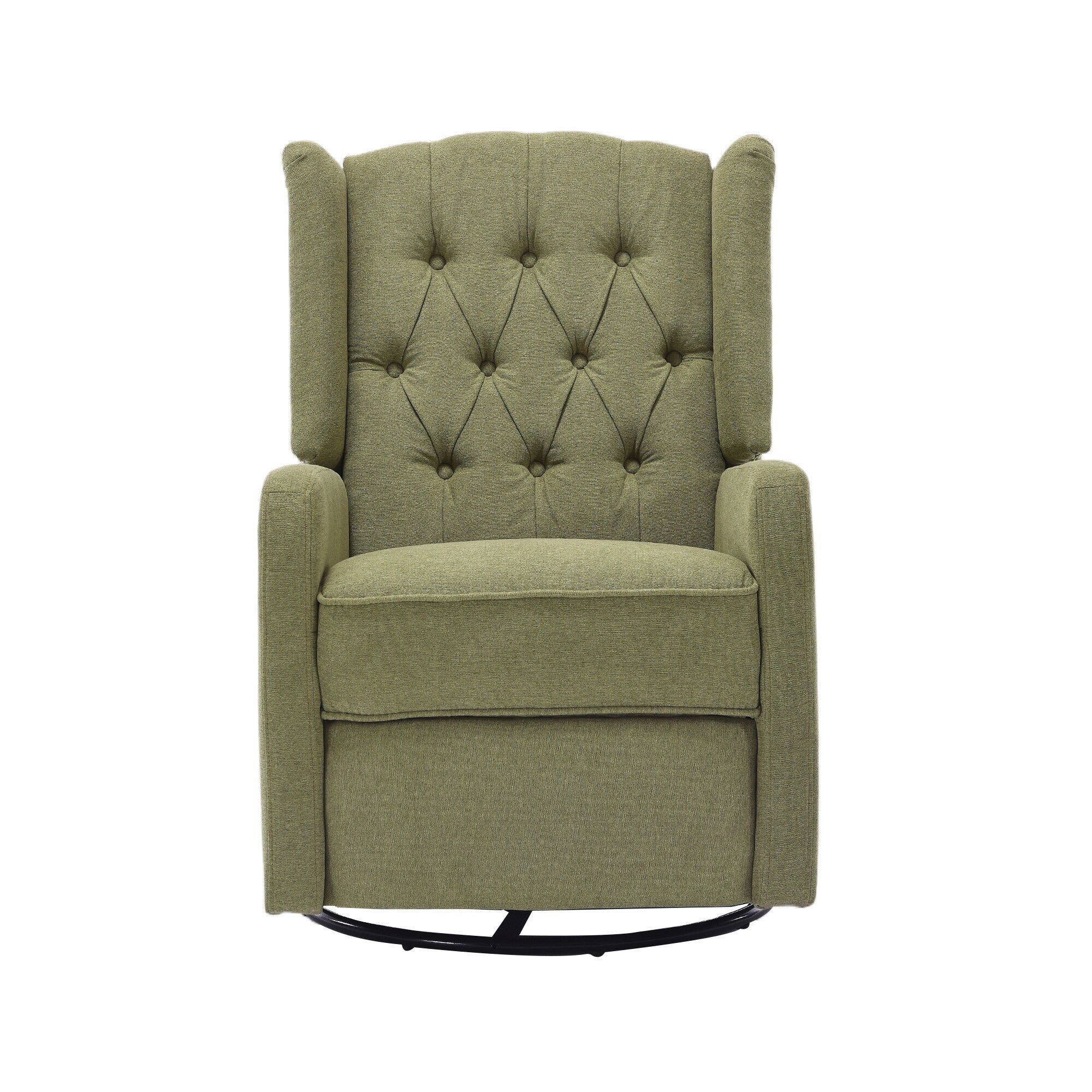 Swivel Recliner Lounge Chair with Footrest, Glider Motion & Ergonomic Design