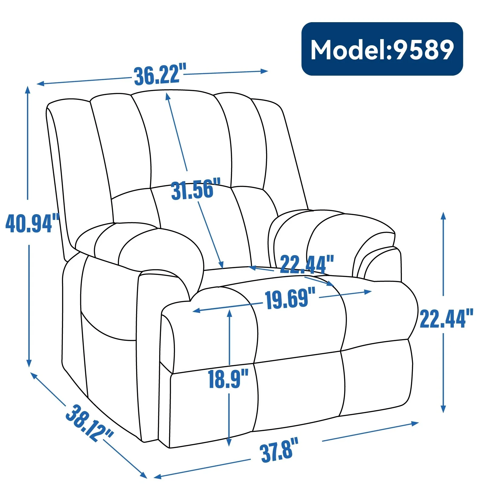 Electric Power Lift Recliners with Power-Remote