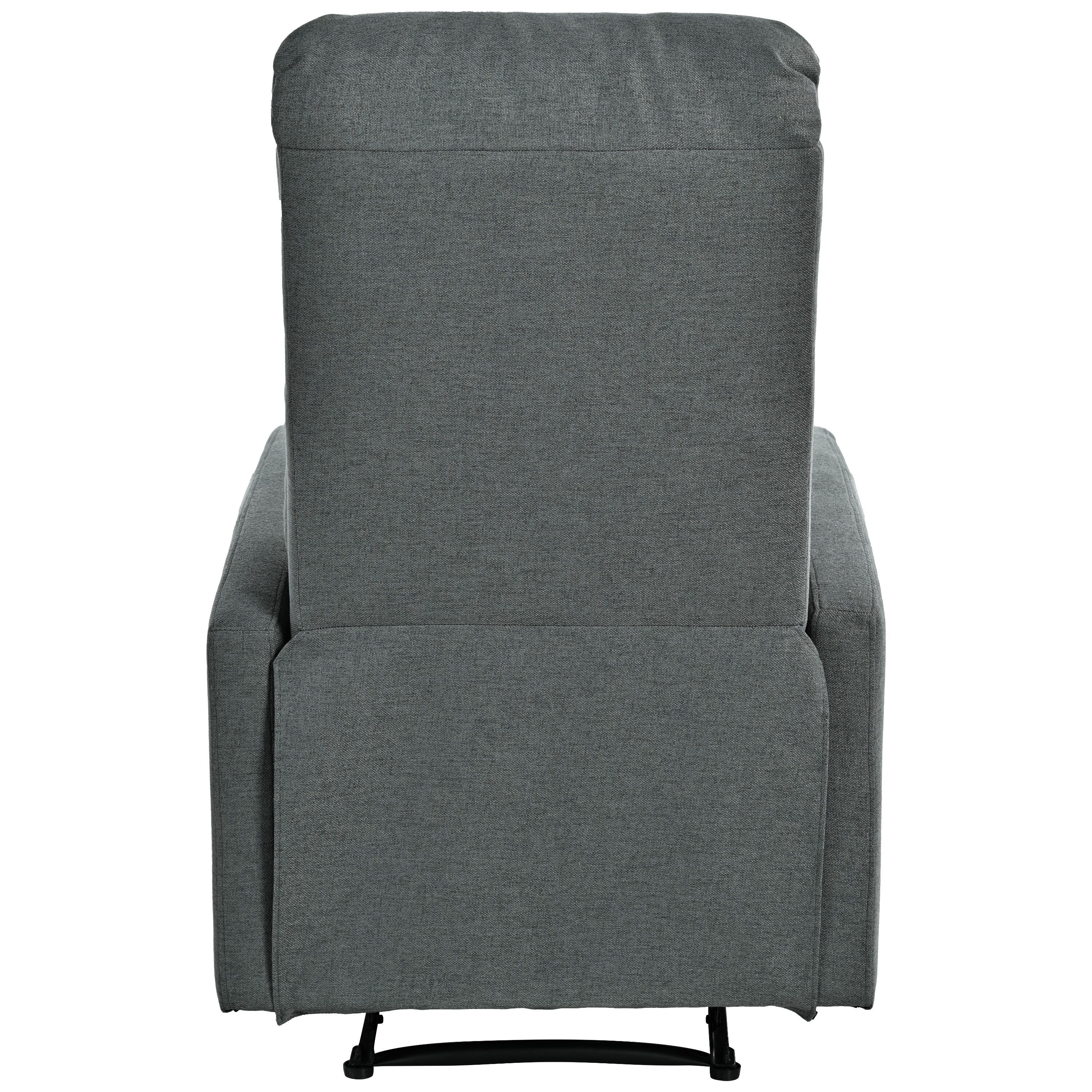 Home Theater Manual Recliner Chair with Adjustable Backrest