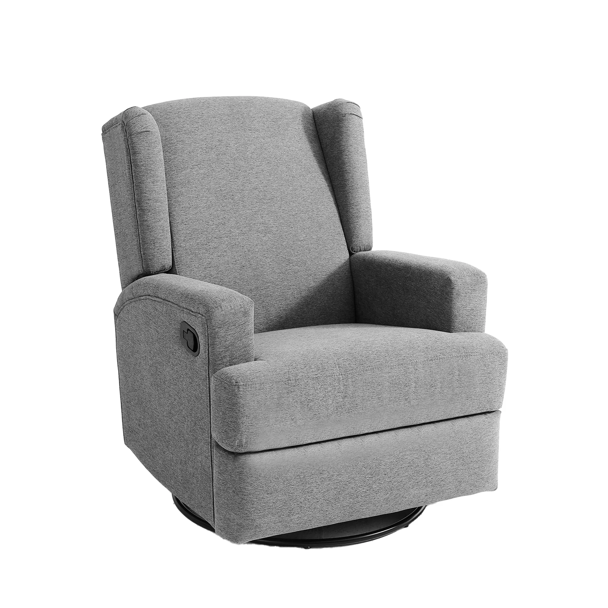 Swivel Wingback Glider Rocker Nursery Recliner Chair