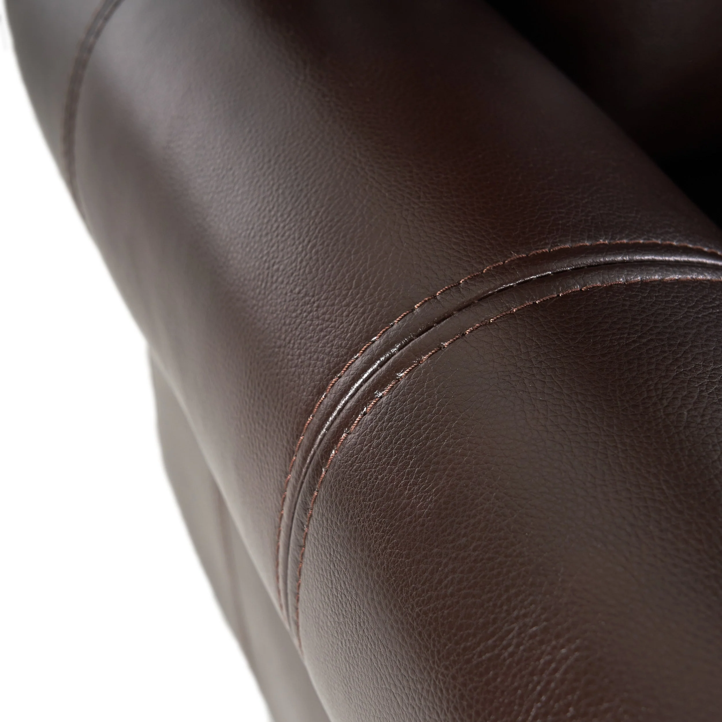 Neville 2-Tone PU Push Back Recliner by Christopher Knight Home