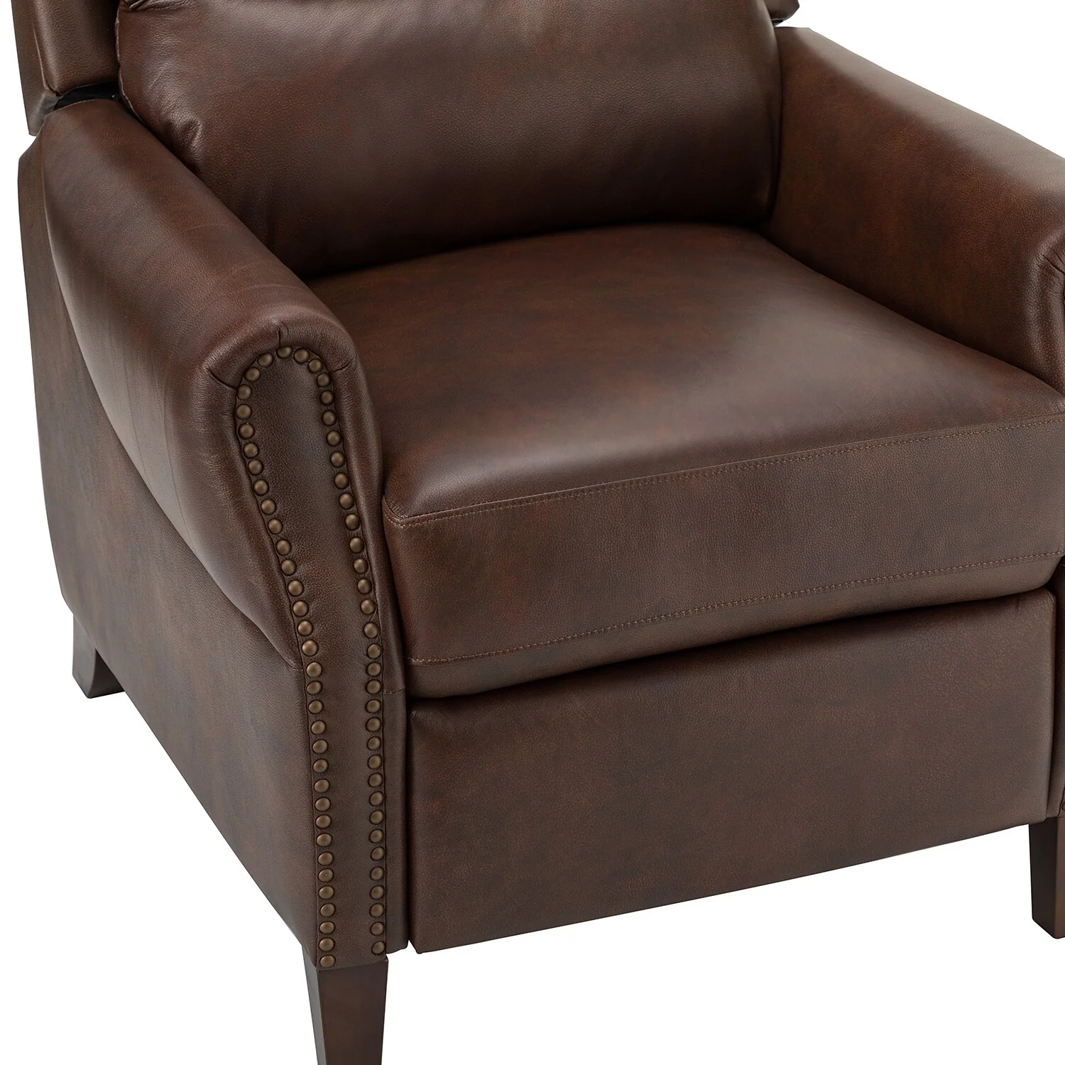 Alicia 32.68 Wide Genuine Leather Manual Recliner