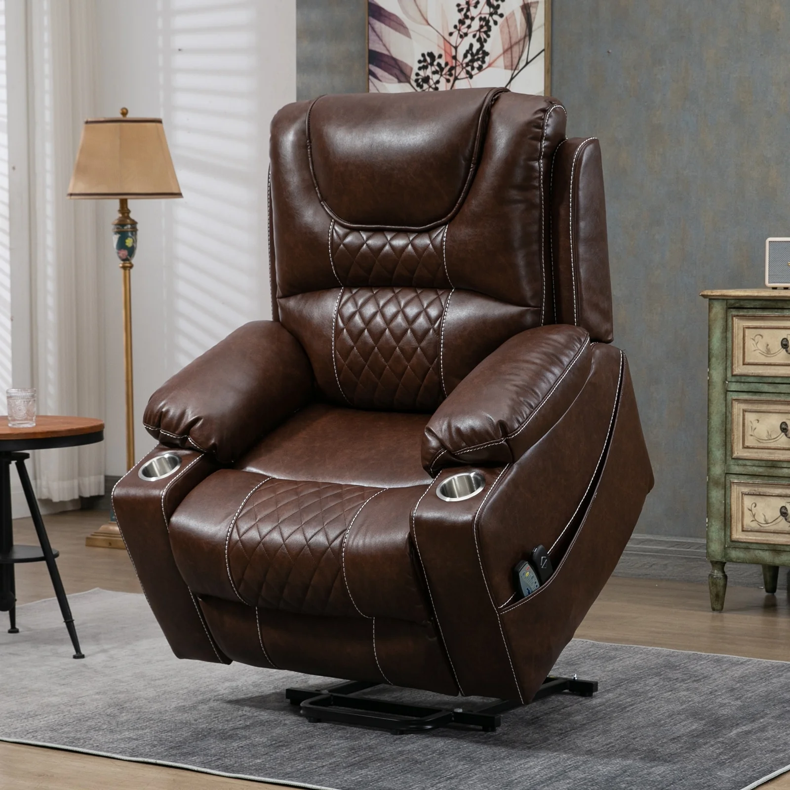 Oversized Electric Recliner Chair Elderly Power Lift Chair, 400 lbs.