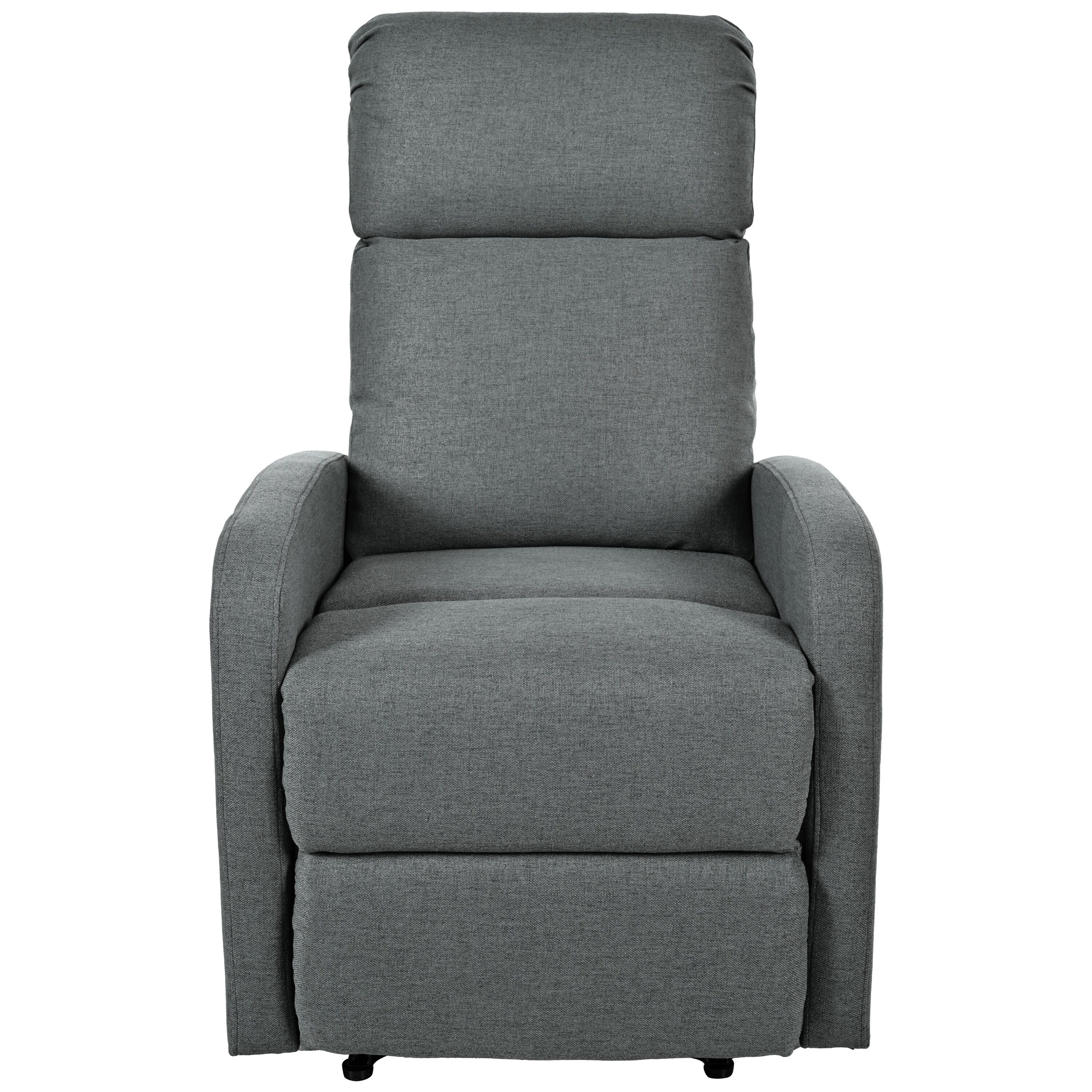Home Theater Manual Recliner Chair with Adjustable Backrest