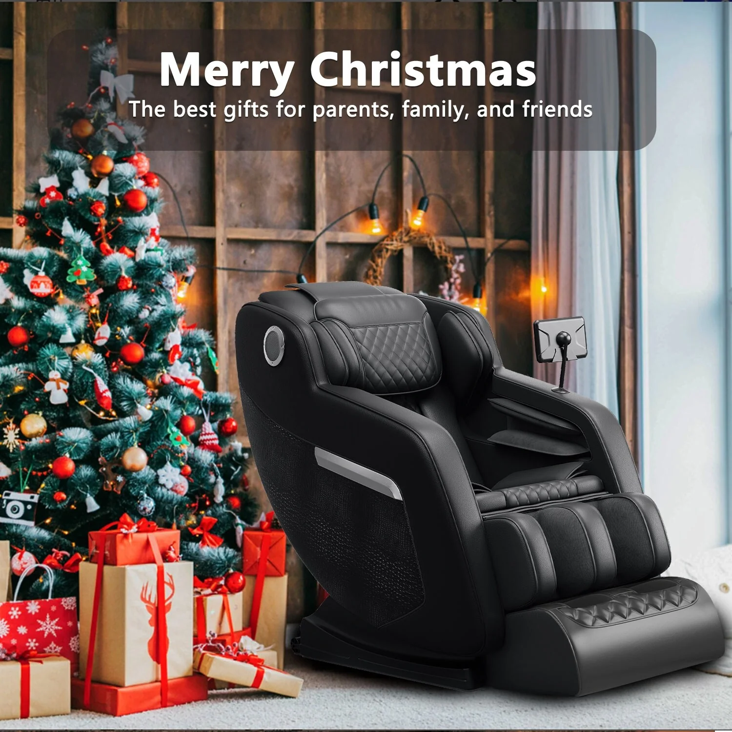 Zero?Gravity Massage Recliner Chair with Bluetooth Audio
