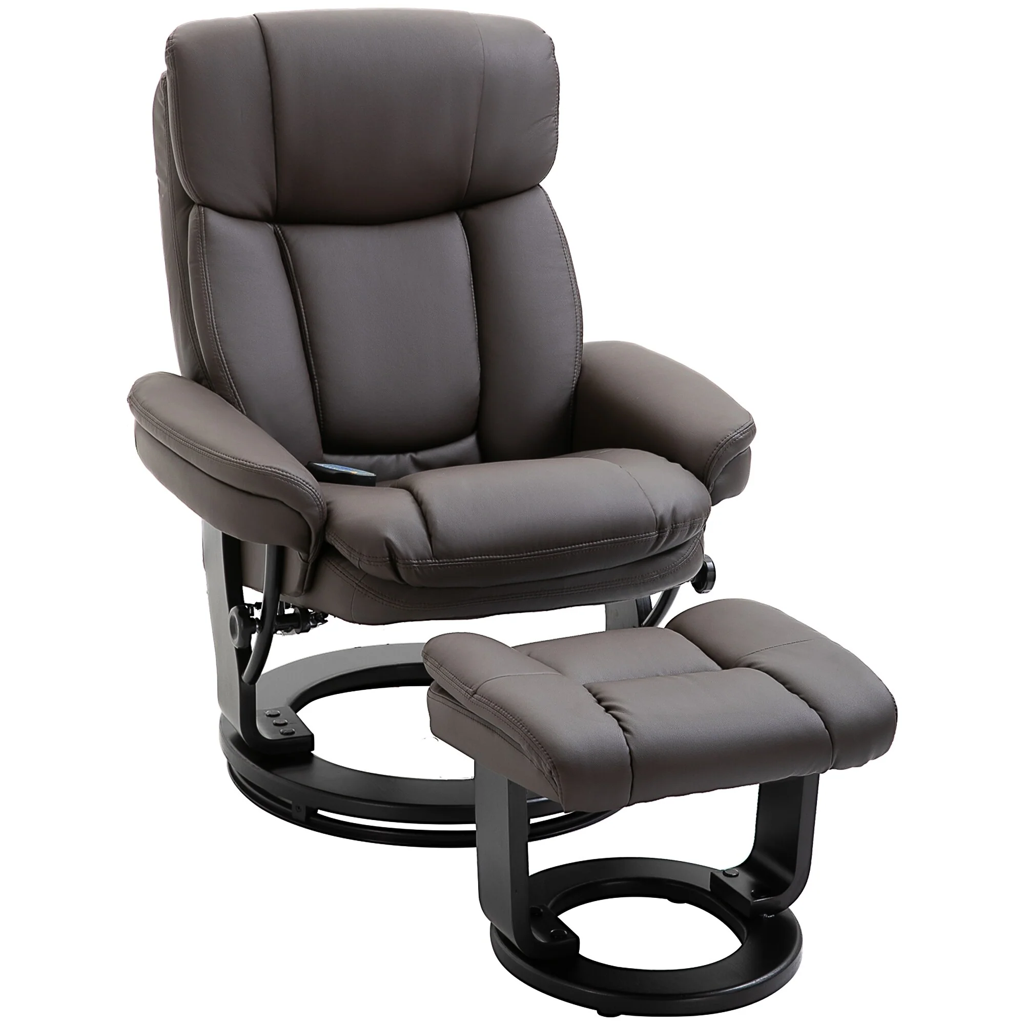 Massage Recliner Chair with Ottoman 10 Point Vibration