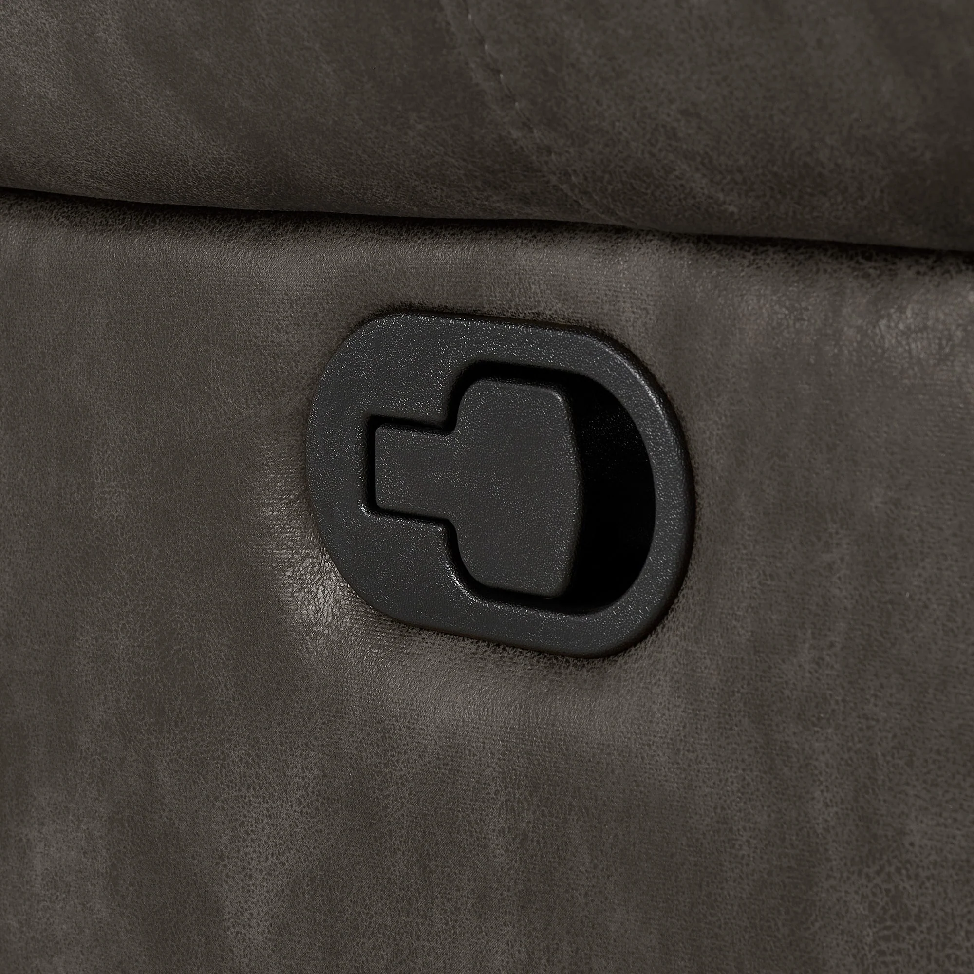 Monroe Polished Microfiber Nailhead Swivel Glider Recliner by iNSPIRE Q Classic