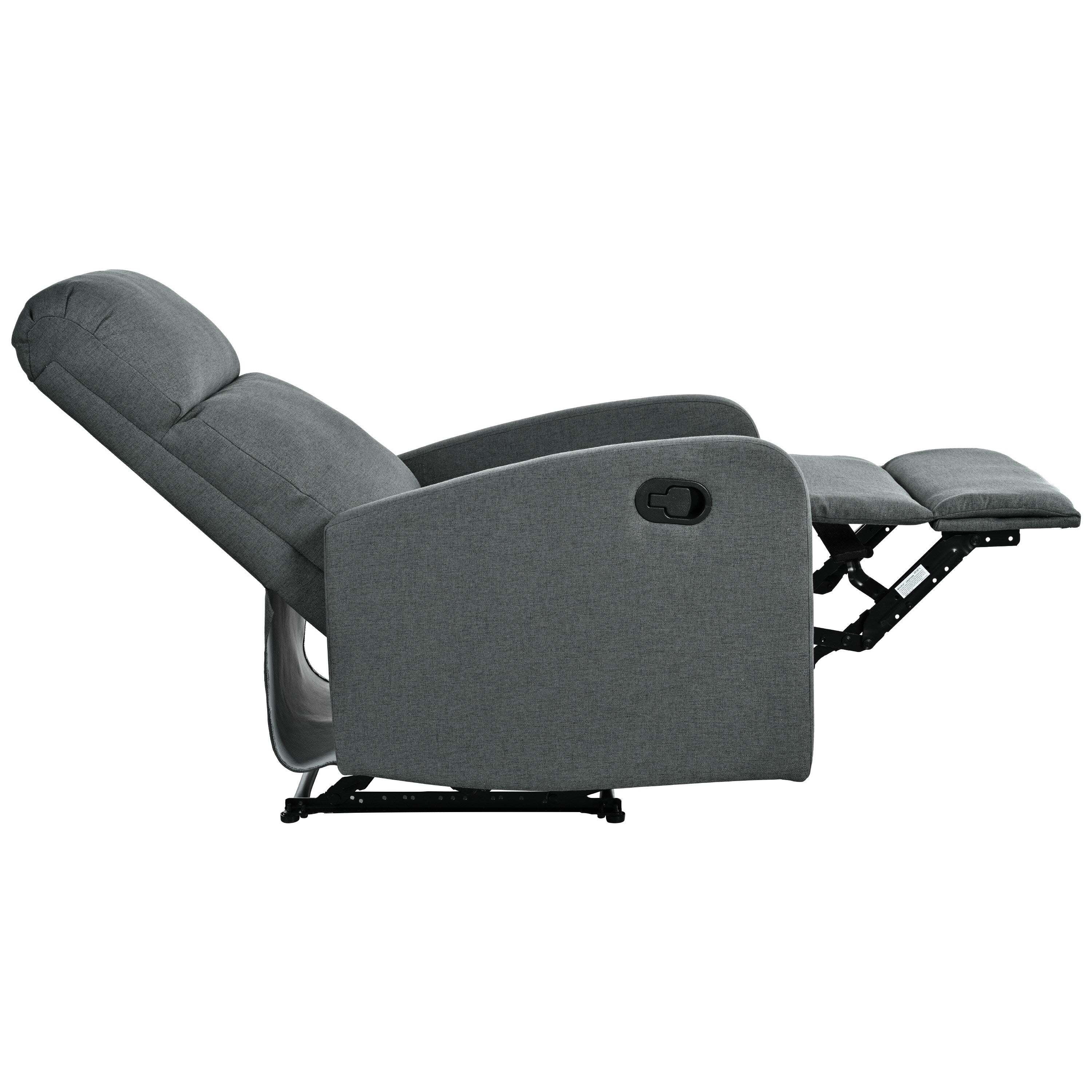 Home Theater Manual Recliner Chair with Adjustable Backrest