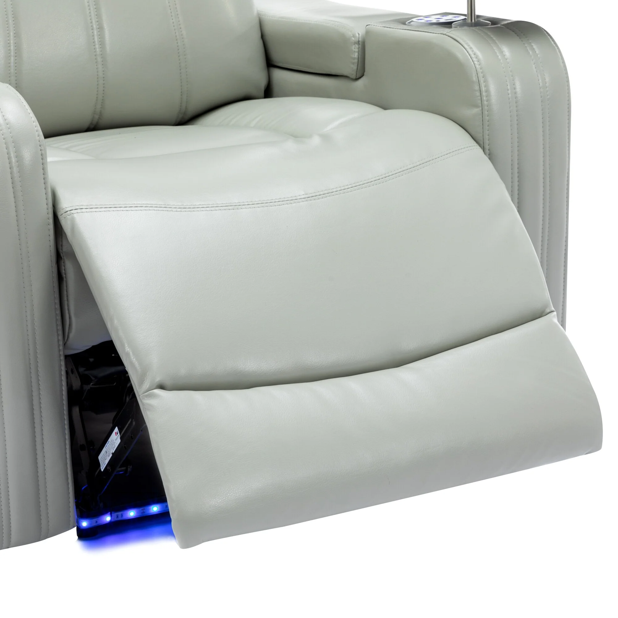 Power Recliner Chair with Cooling Cup Holder, Bluetooth & Tray Table