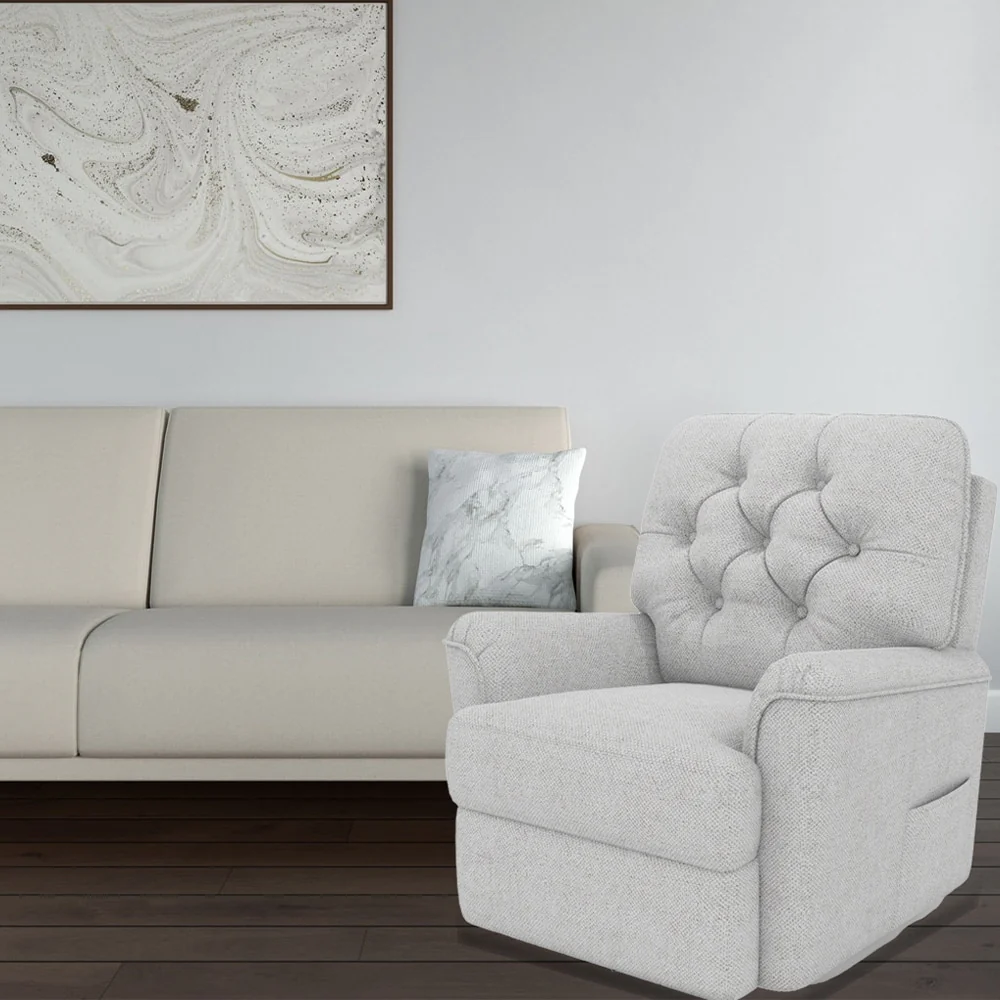 Chromcraft Arbor Recliner in Dark Gray Finish