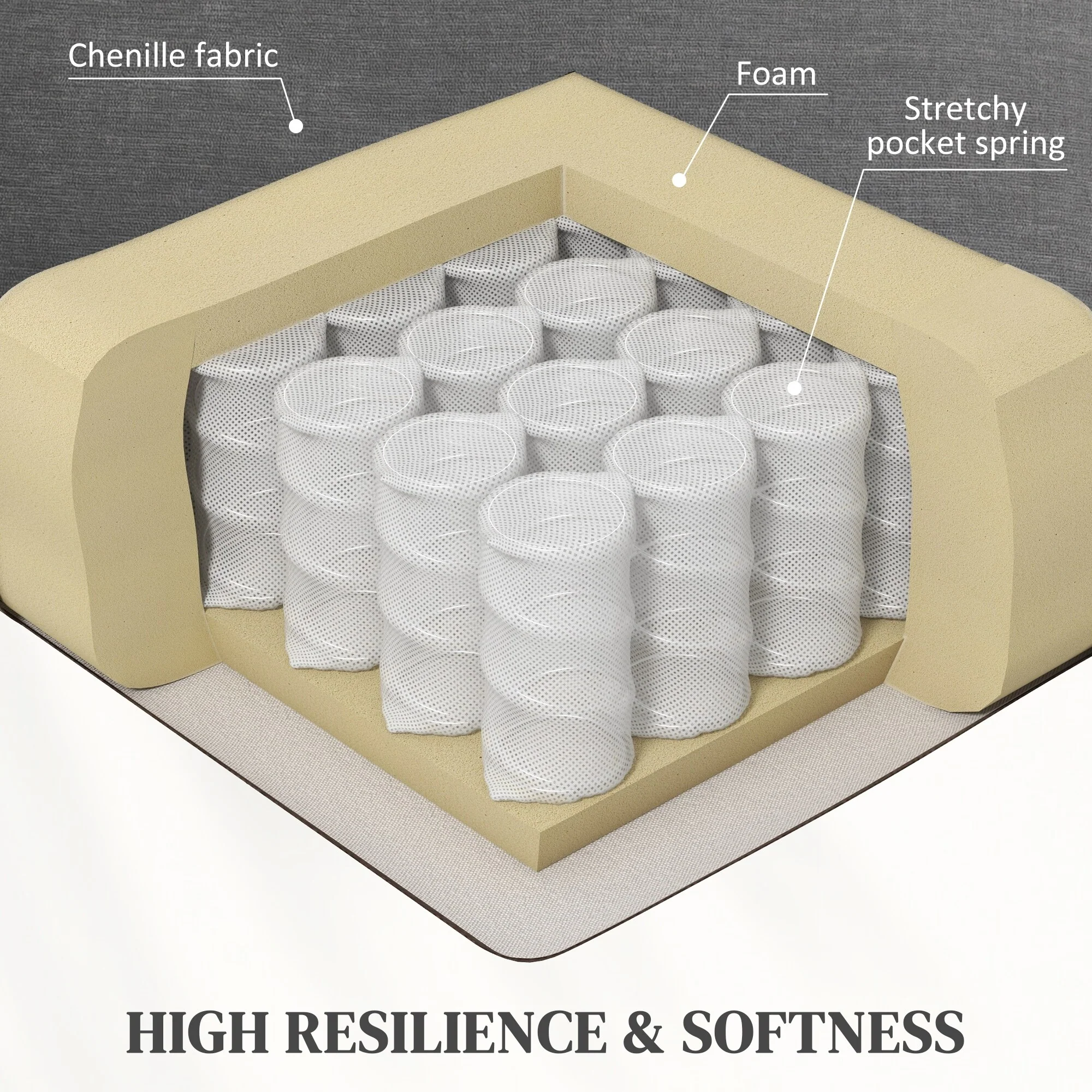 Brown Power Recliner with Vibration Massage, Heat, Remote Control, Easy Assembly, and Side Pockets