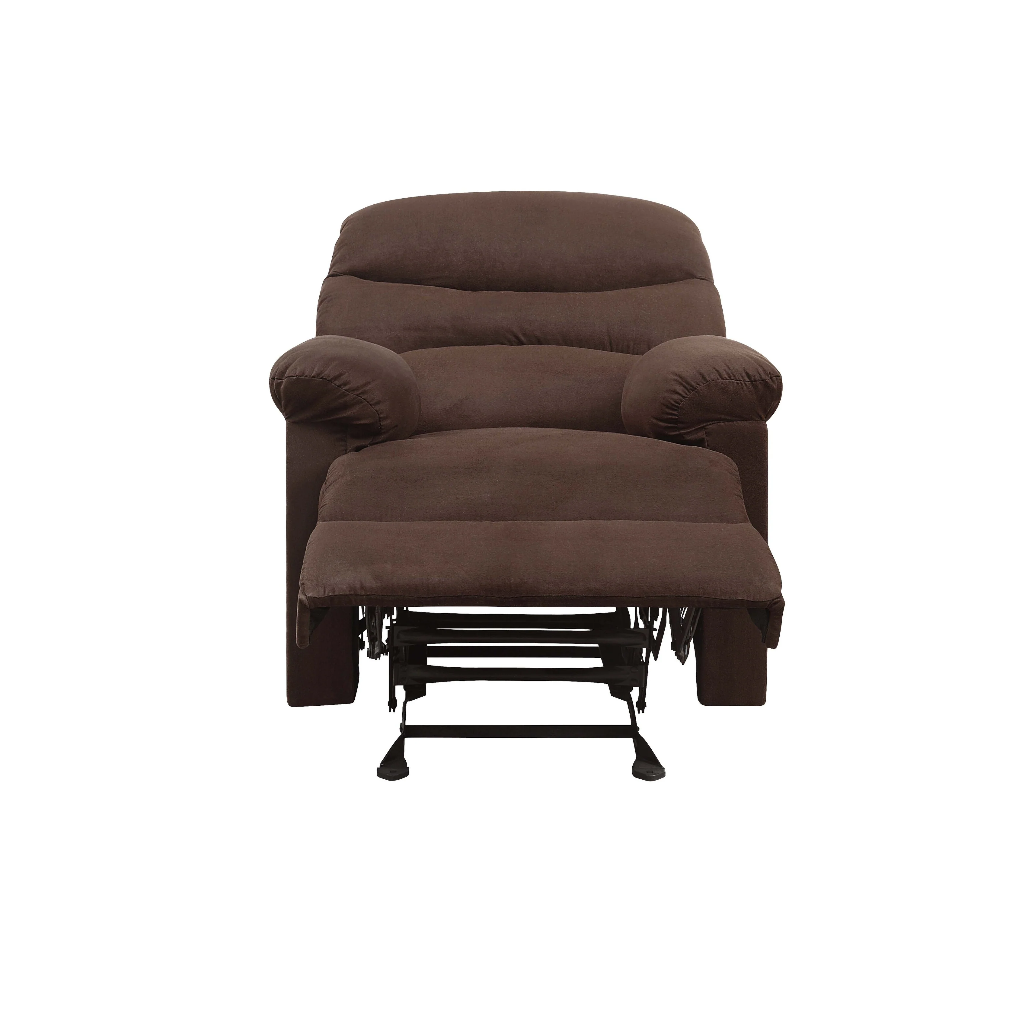 Chocolate Microfiber Motion Glider Recliner