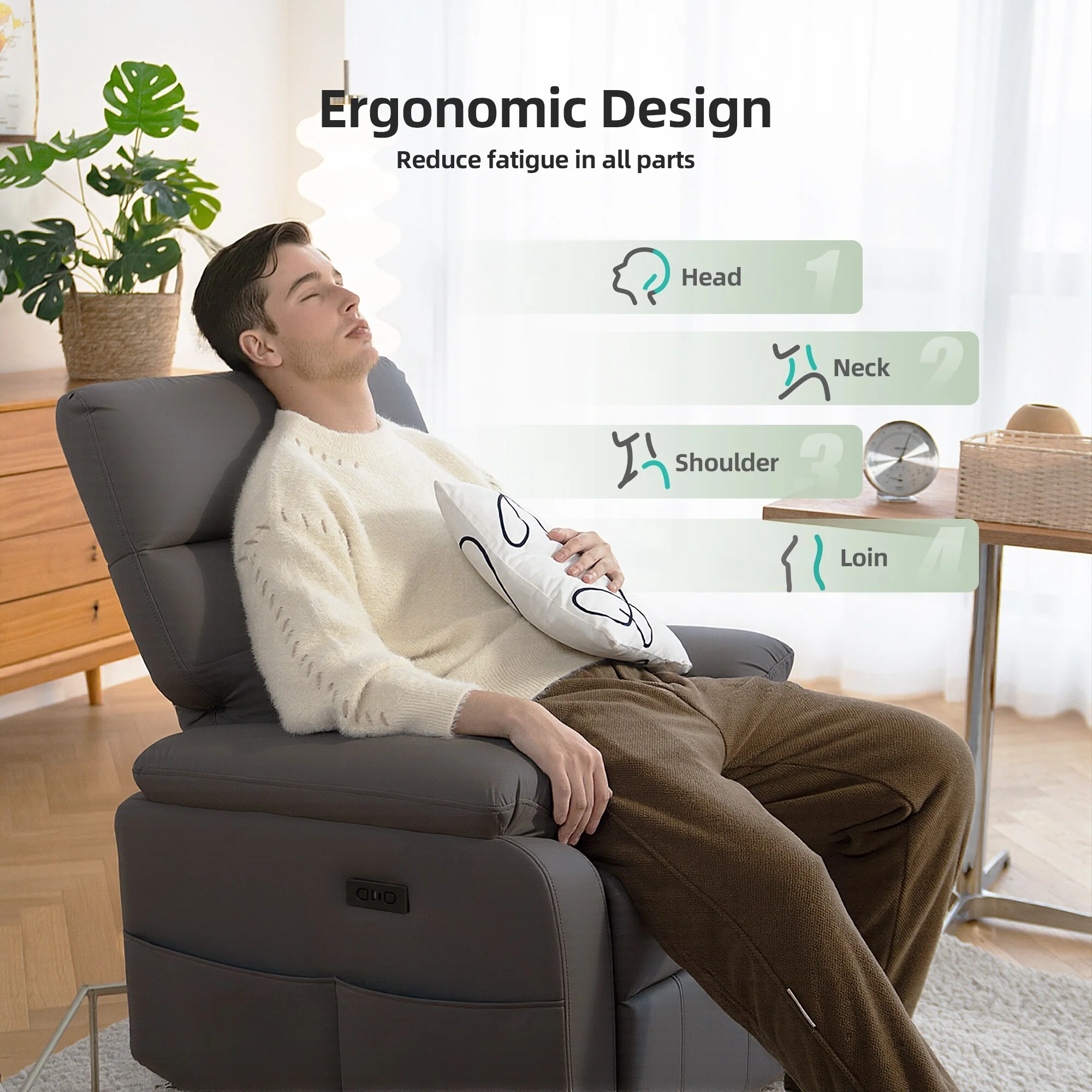 Electric Zero Gravity Recliner Chair