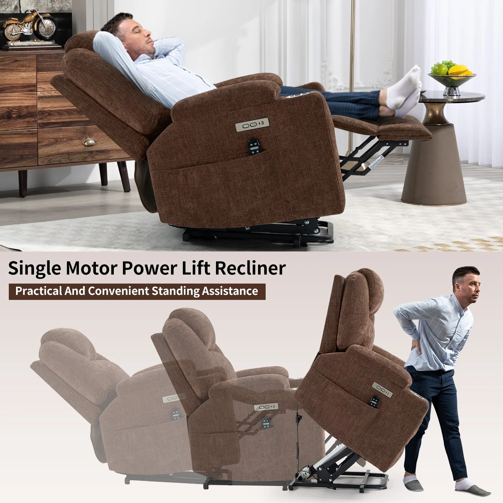 Power Lift Recliner Chair