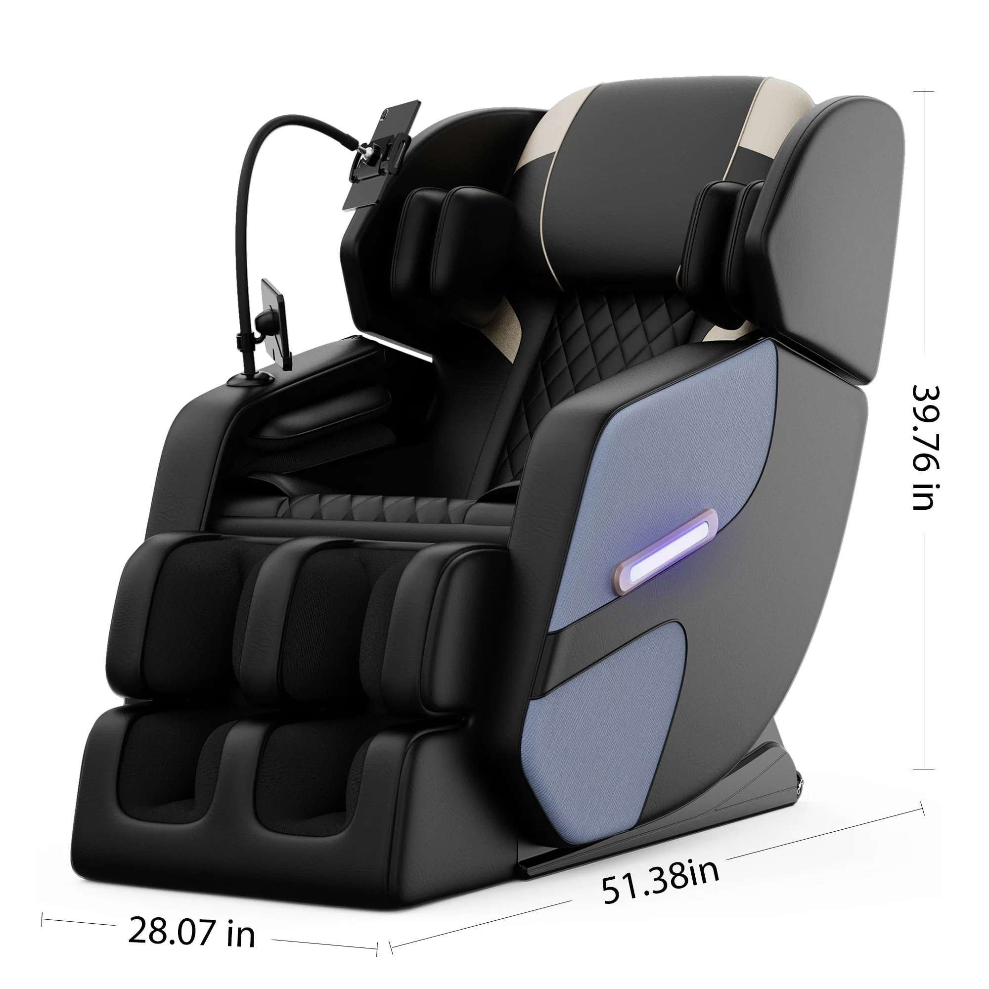 Zero Gravity Massage Recliner with Air Massage, Heating & Bluetooth Speakers