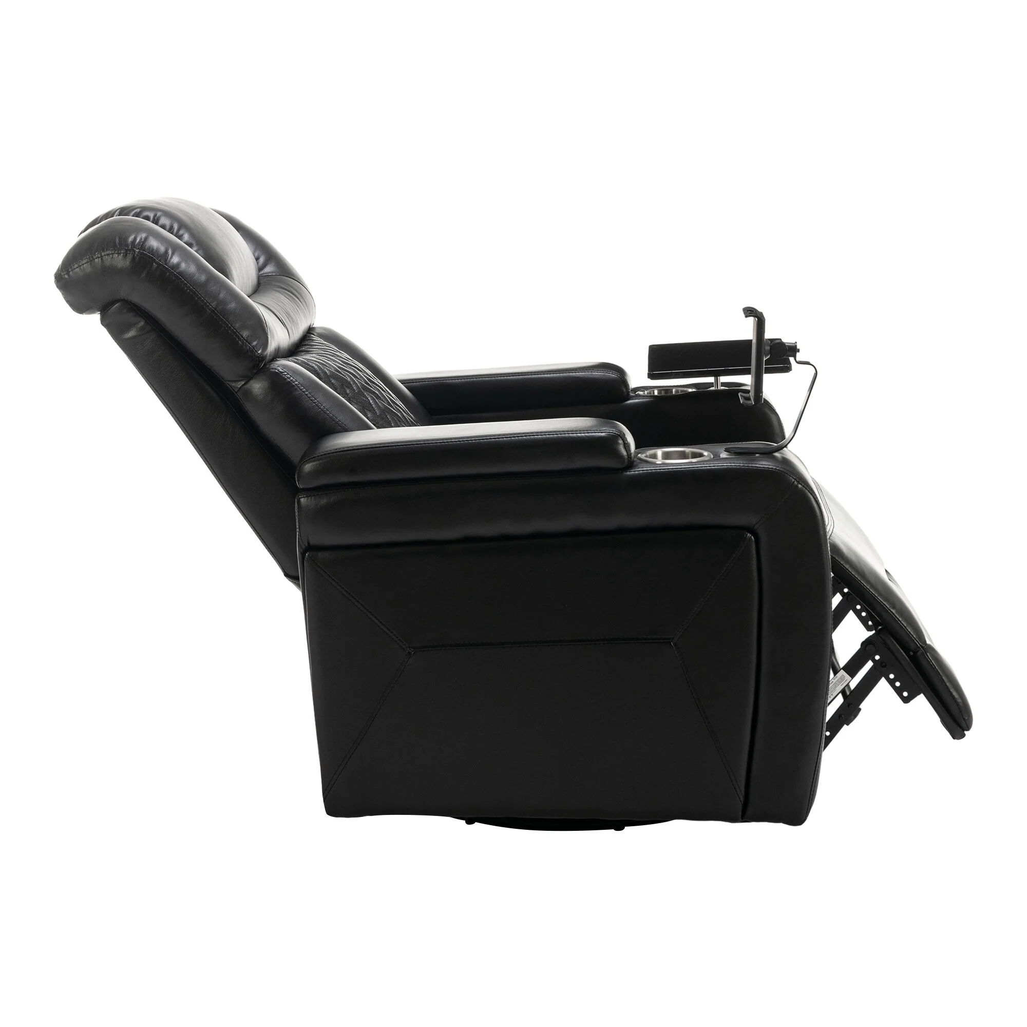 Power Recliner Chair with 270�� Swivel, Tray, USB & Cup Holders