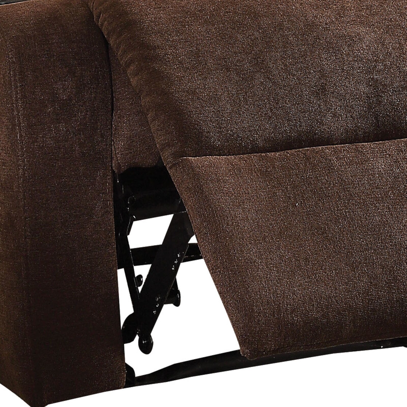 Chocolate Linen Motion Recliner