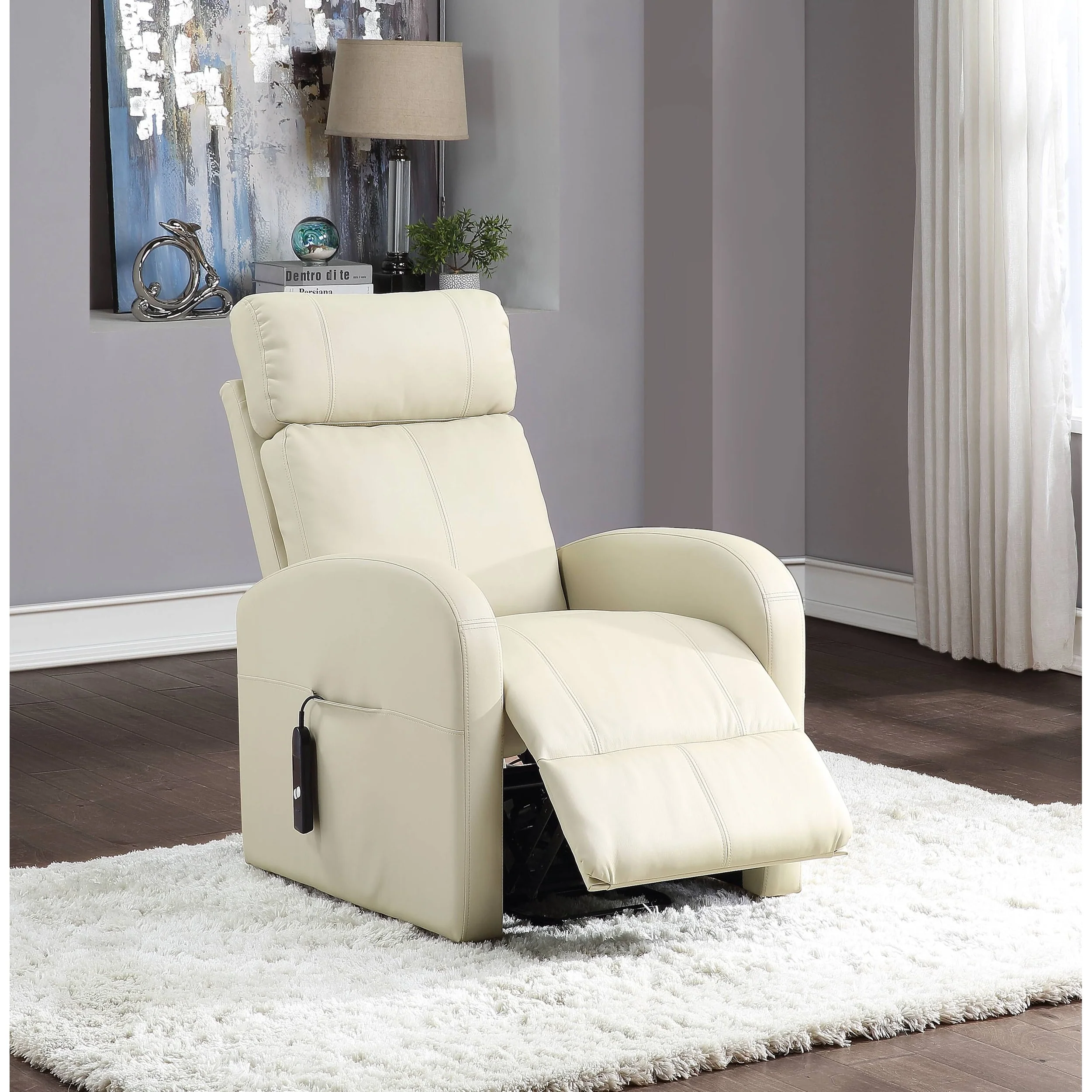 ACME Ricardo Recliner with Power Lift in Beige