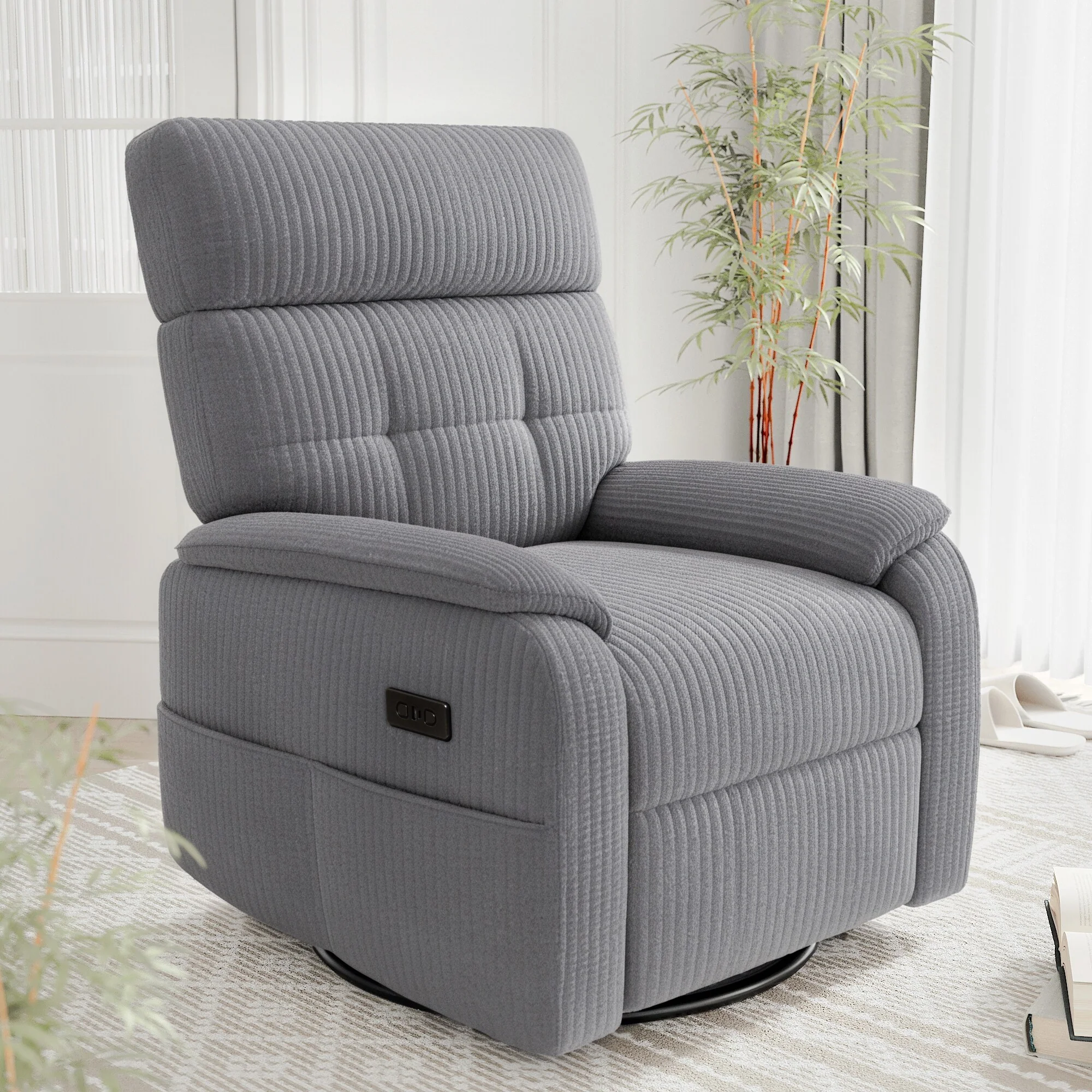 Power Swivel Rocker Recliner Chair