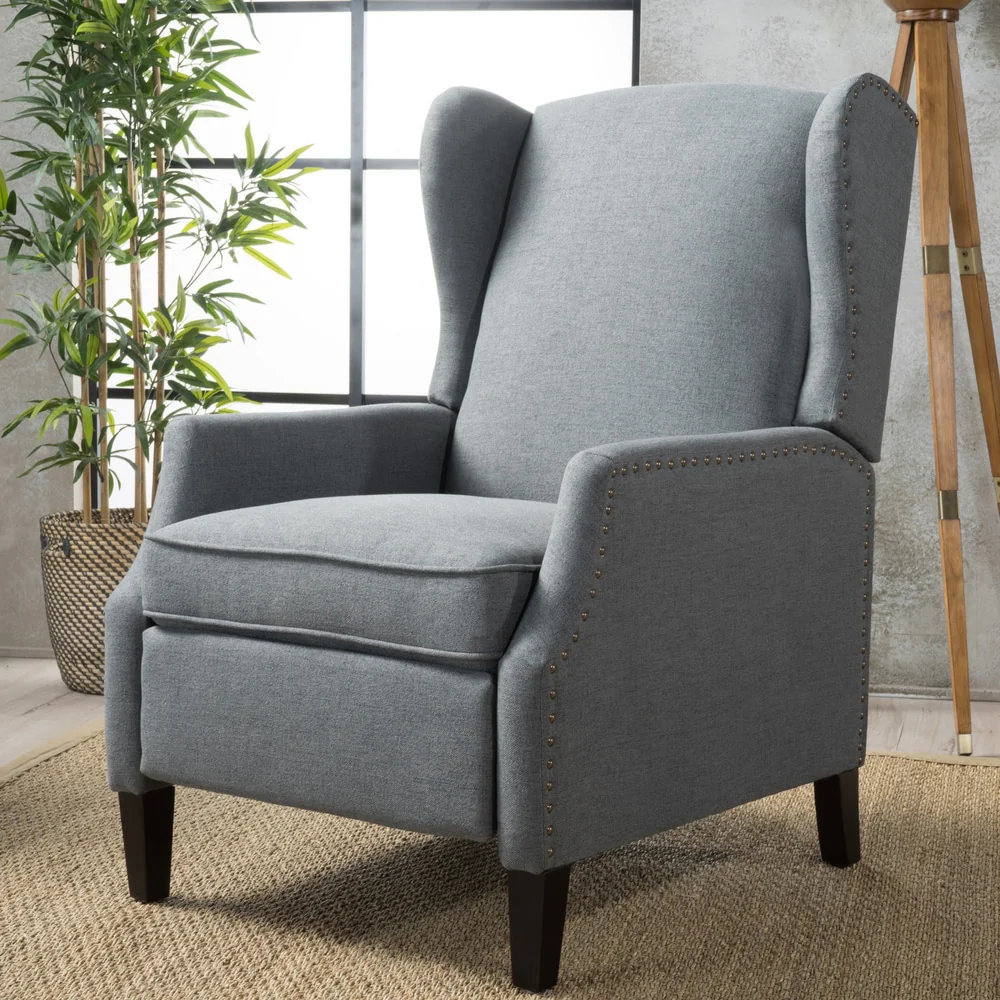 Wescott Wingback Pushback Recliner by Christopher Knight Home