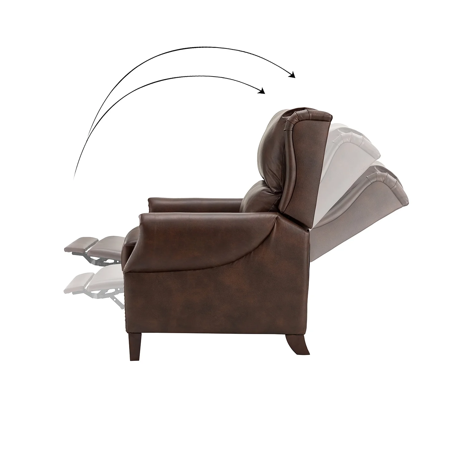 Alicia 32.68 Wide Genuine Leather Manual Recliner