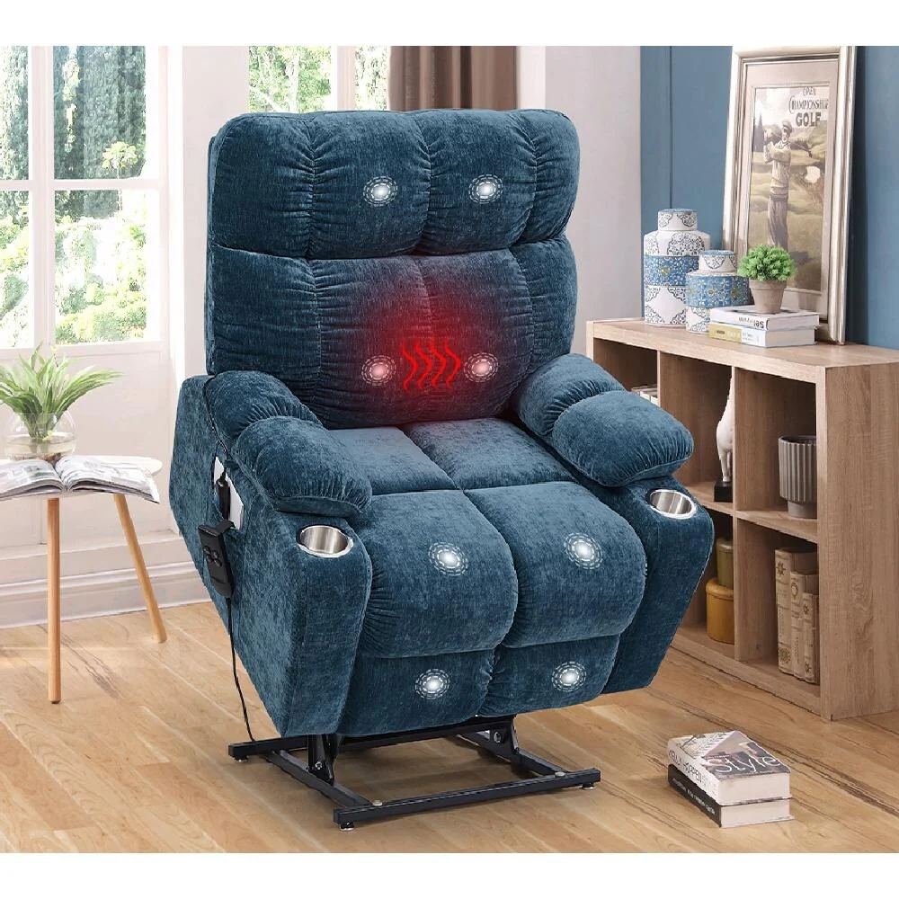 Infinite Position Lay Flat 180�� Recliner with Heat Massage