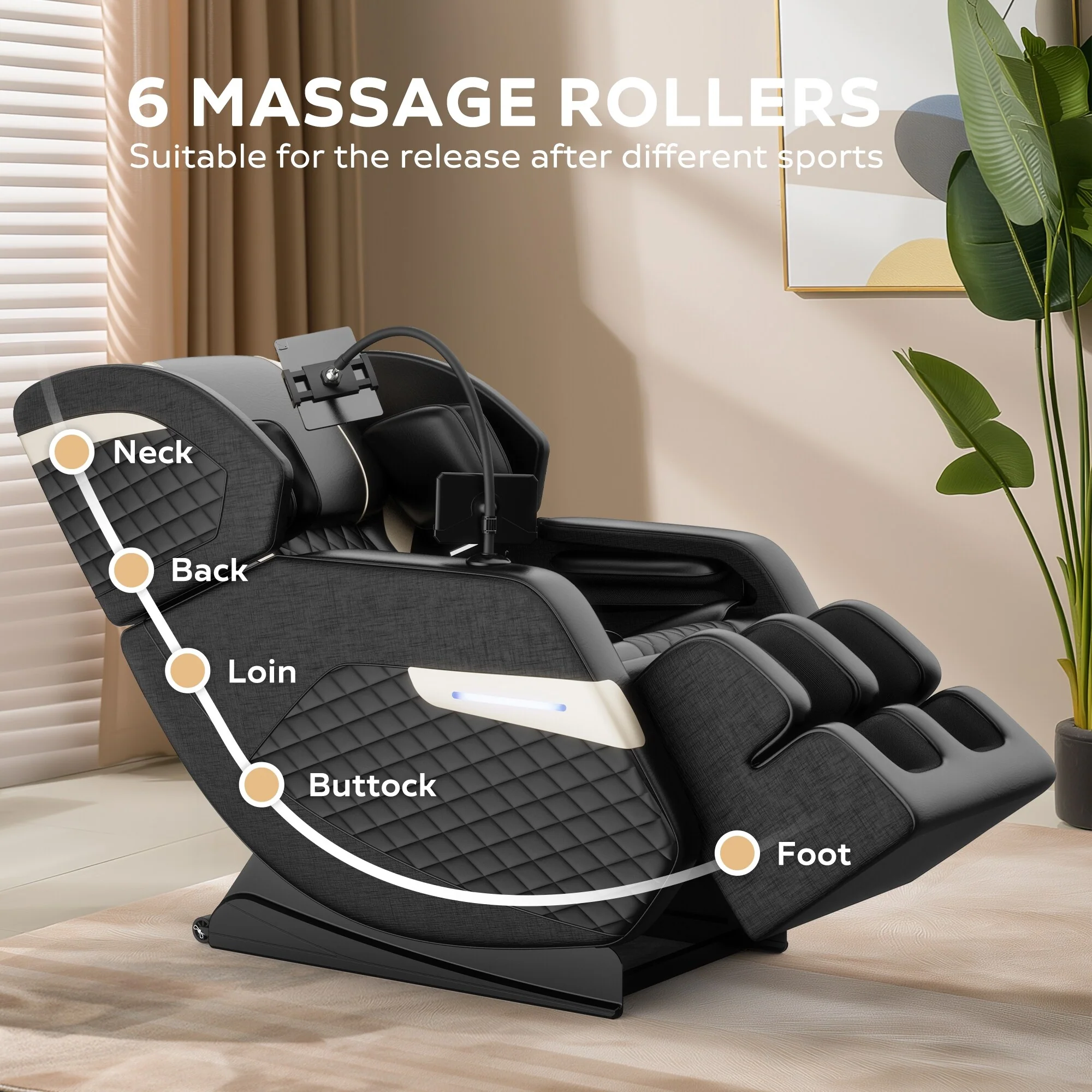 Massage Chair Recliner with Zero Gravity