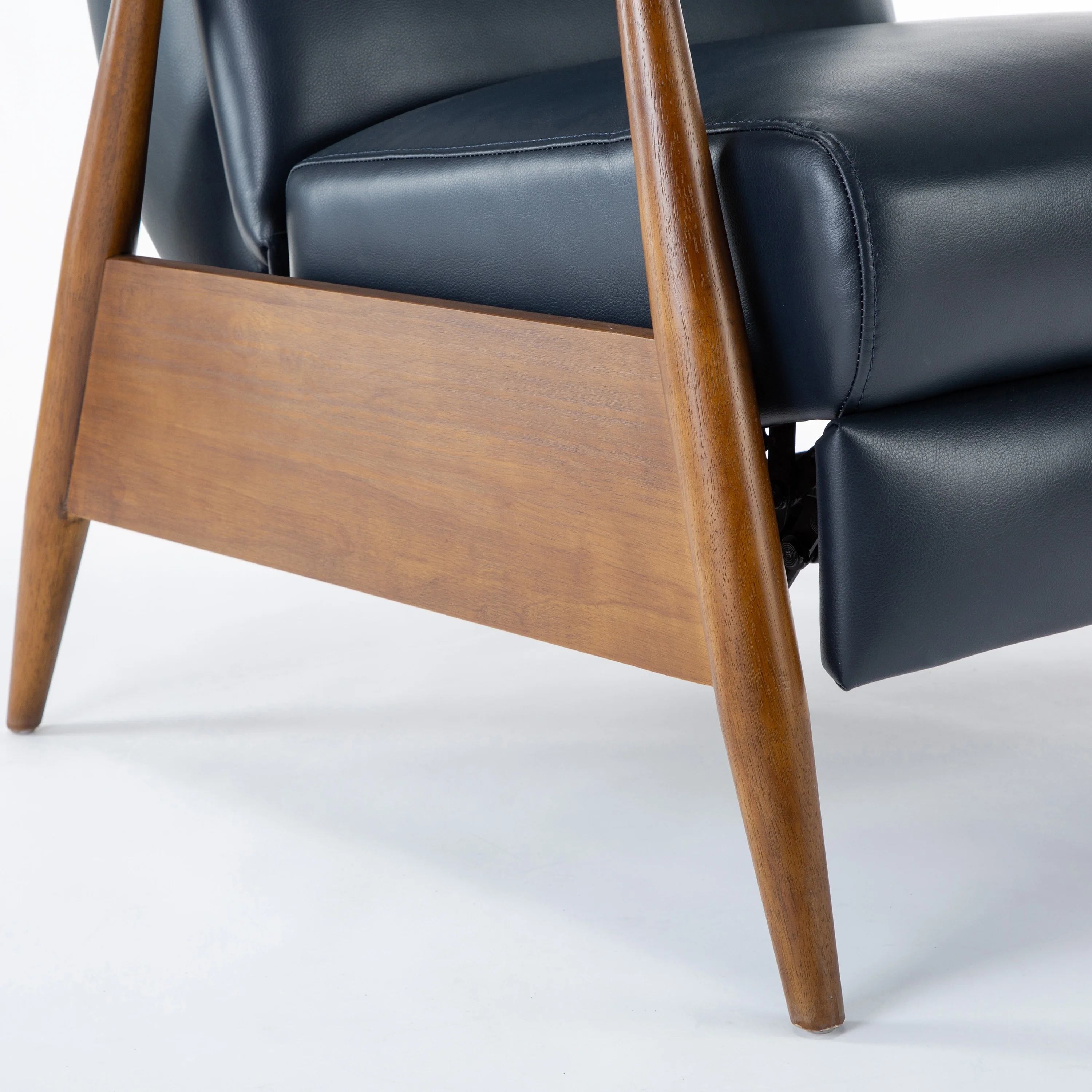 Sienna Upholstered Wood Push Back Recliner by Greyson Living