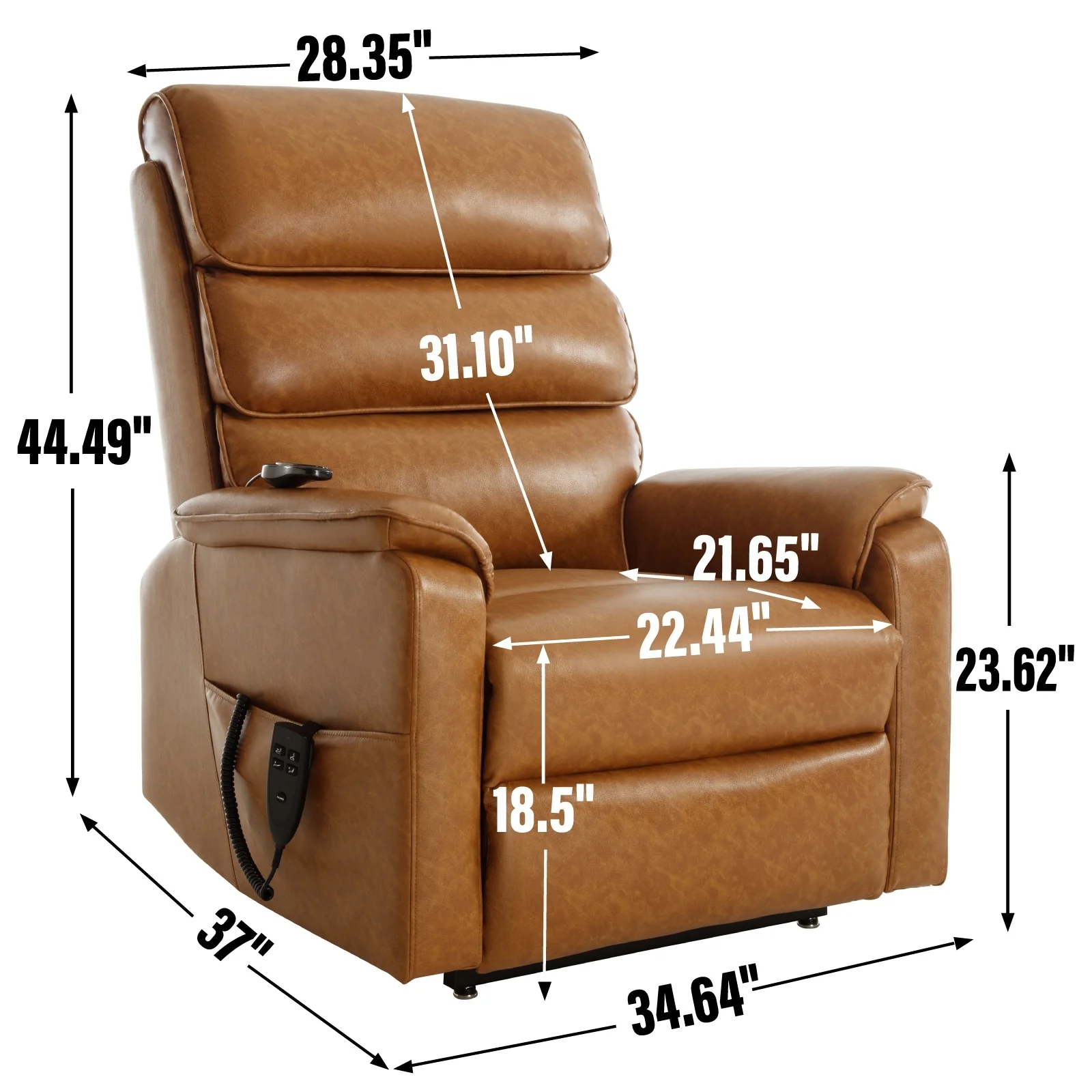 Power Lift Recliner Chair with Power-Remote