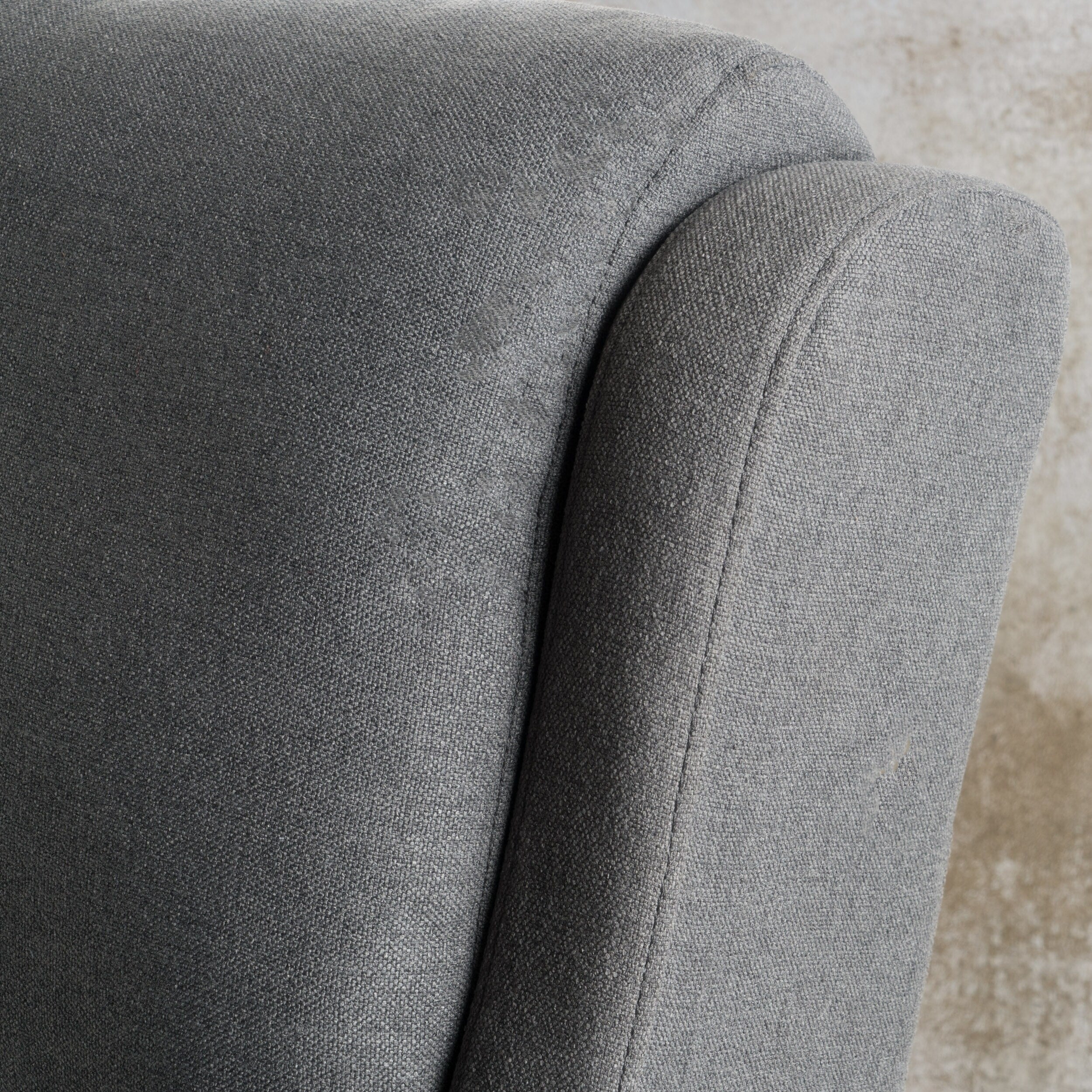 Recliner Chair with Push-Back Mechanism and Charcoal Upholstery - Modern Living Room Accent Piece with Easy-Care Fabric