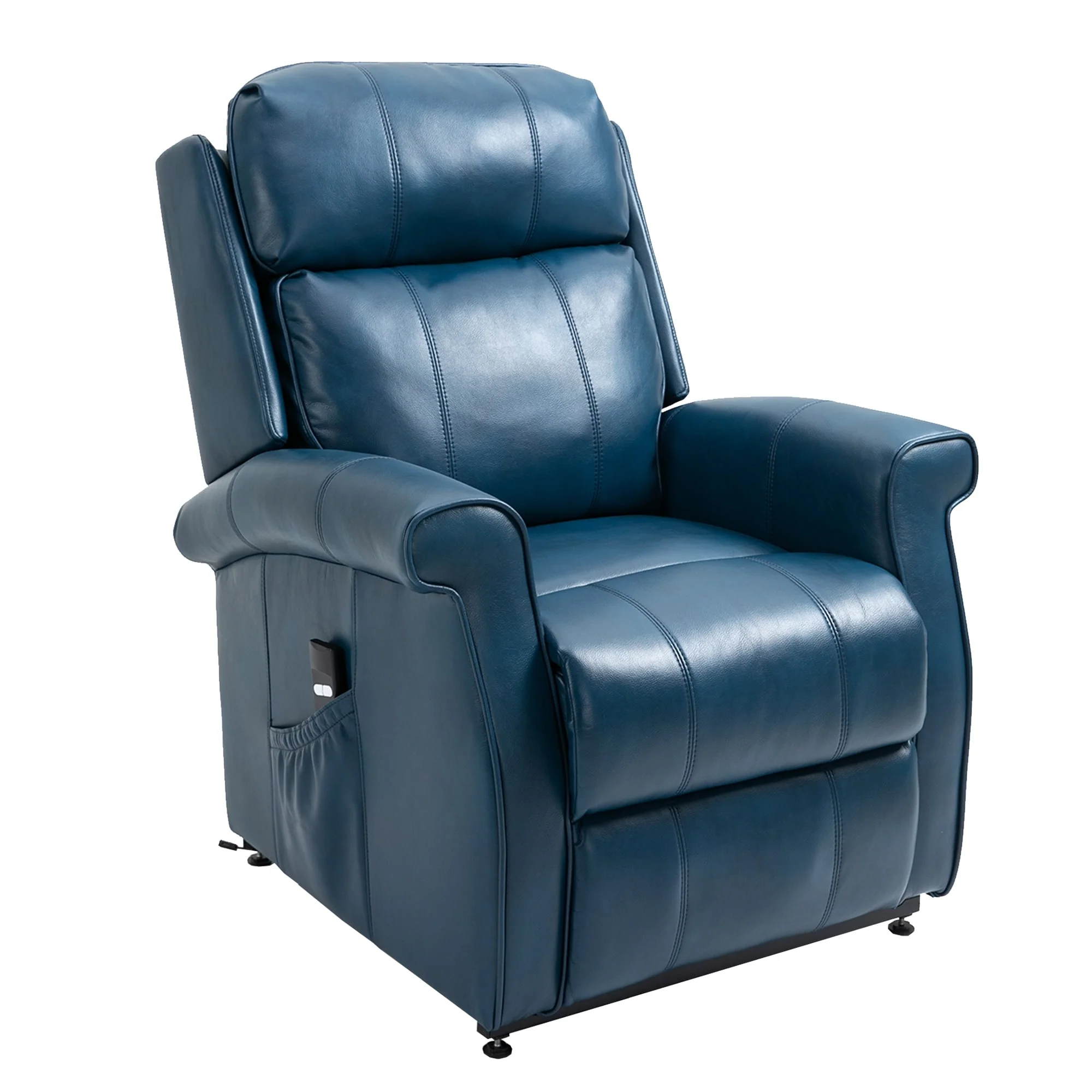 Clihome Faux Leather Elderly Power Lift Recliner Chair with Massage