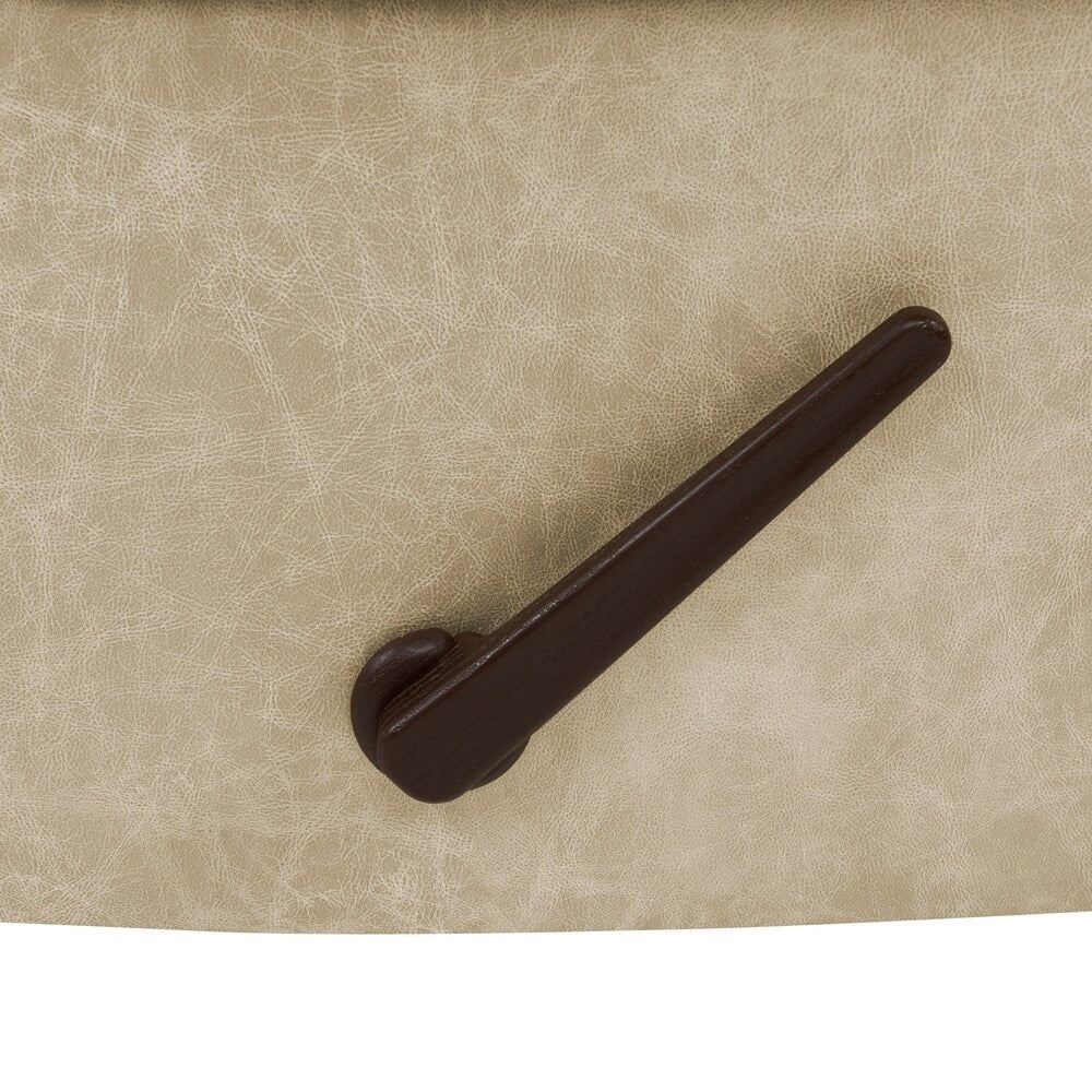 Copper Grove Dilsen Extra Large Rolled Arm Wall Hugger Recliner Chair