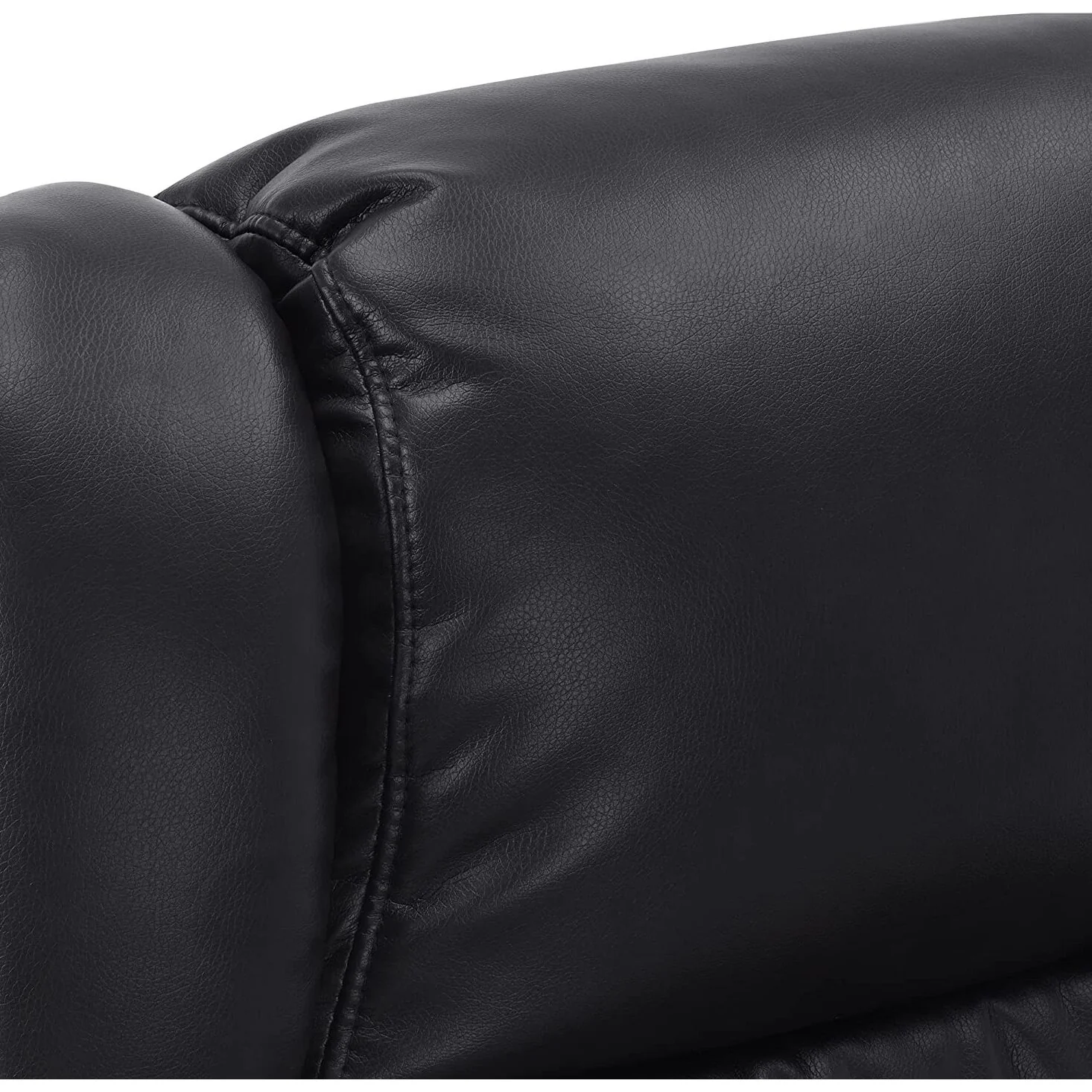 MCombo Swivel Recliners with Ottoman, Vibration Massage TV Chairs with Side Pocket