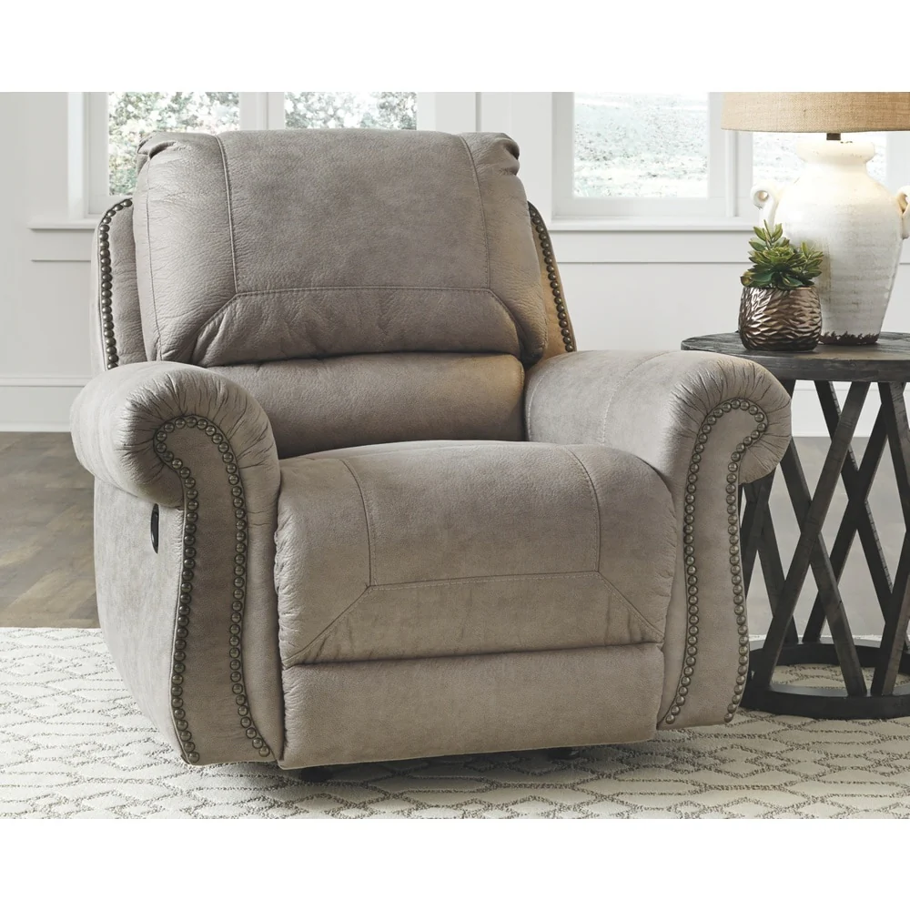 Signature Design by Ashley Olsberg Grey Rocker Recliner