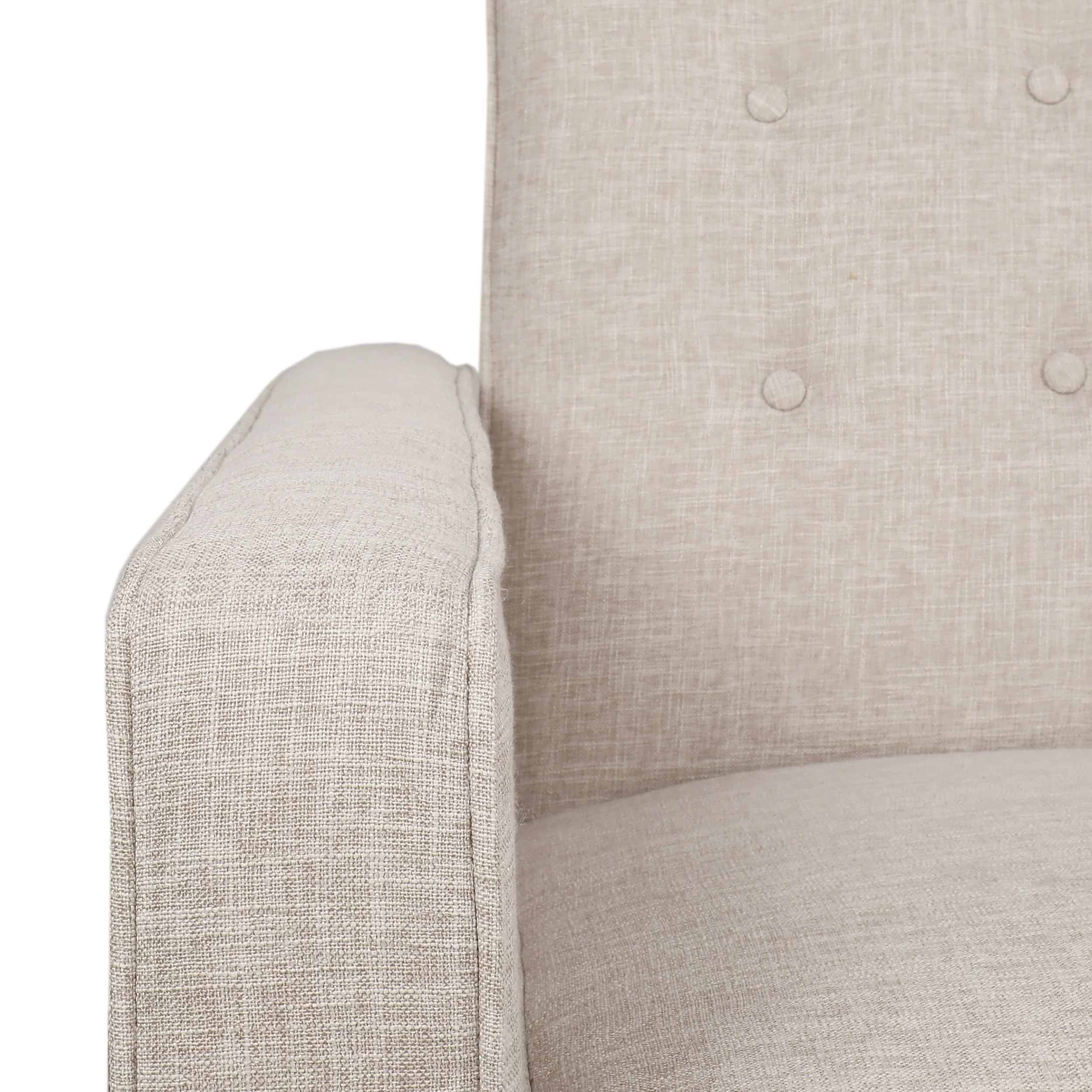 Denison Upholstered Loveseat Pushback Recliner by Christopher Knight Home