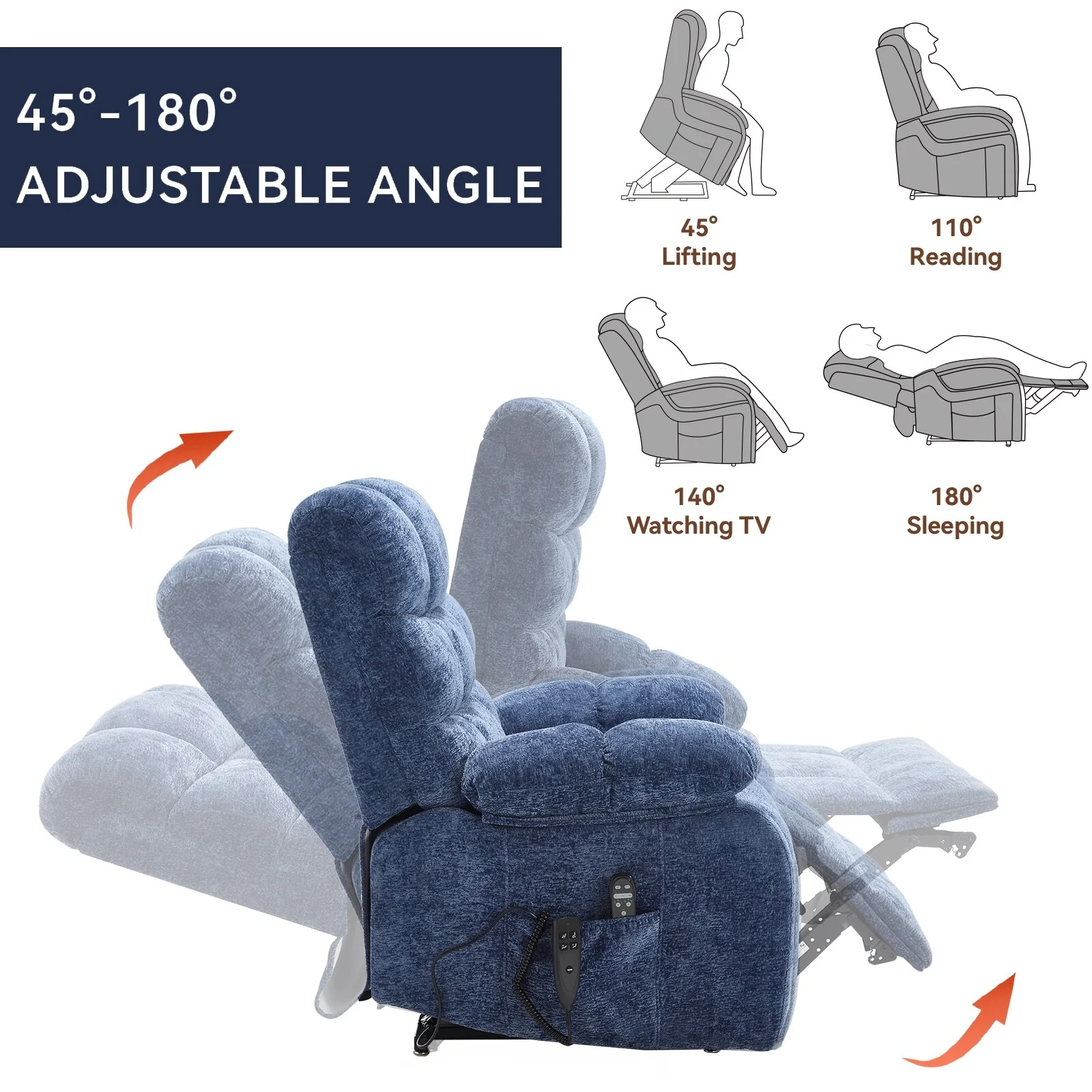 Lift Recliner Chair Heat Massage