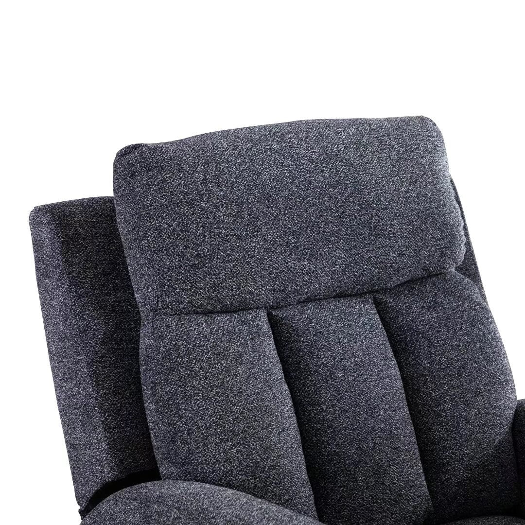 Massage Recliner and Manual Singles Sofa with Remote control
