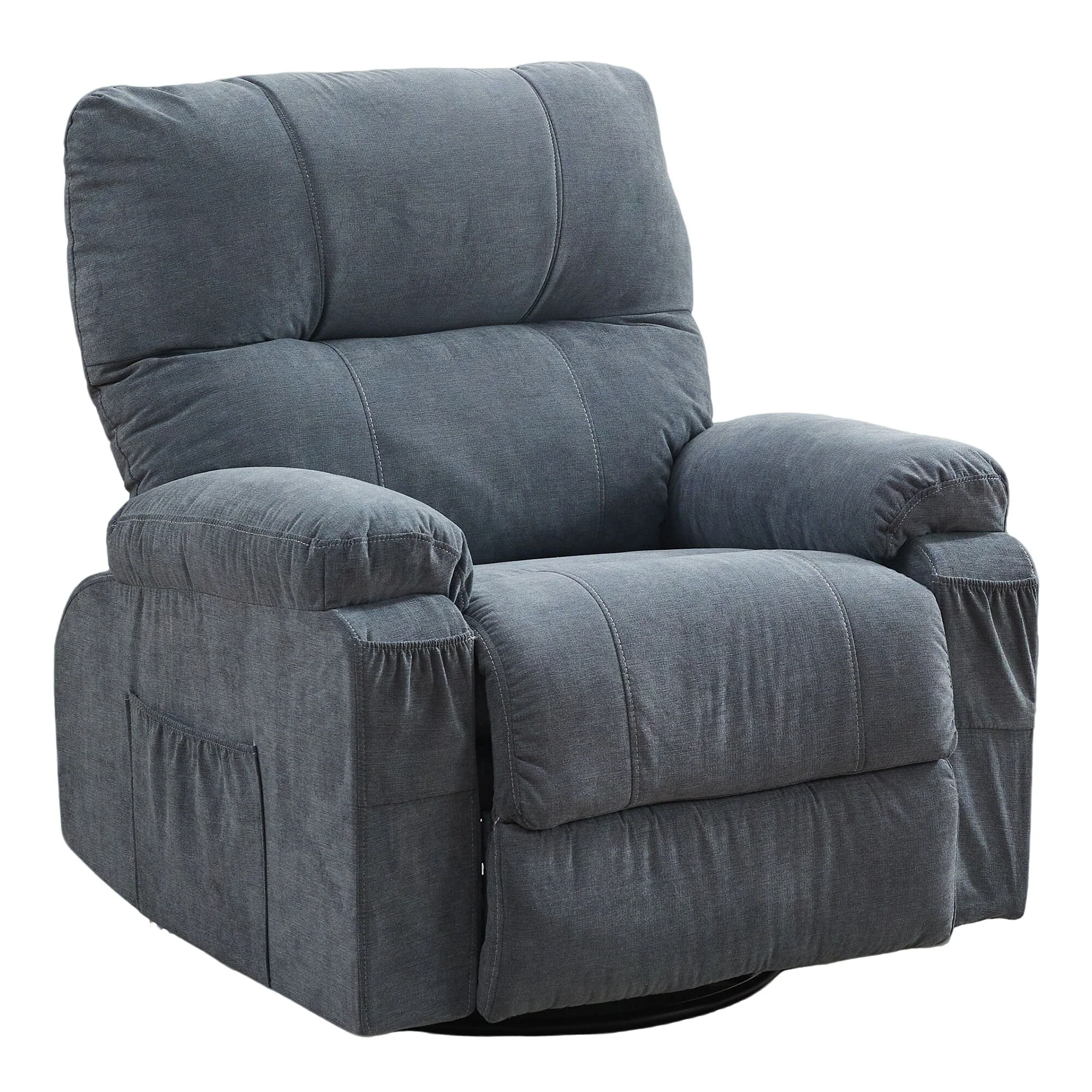 Recliner chair,360 degree rotating swing single sofa chair