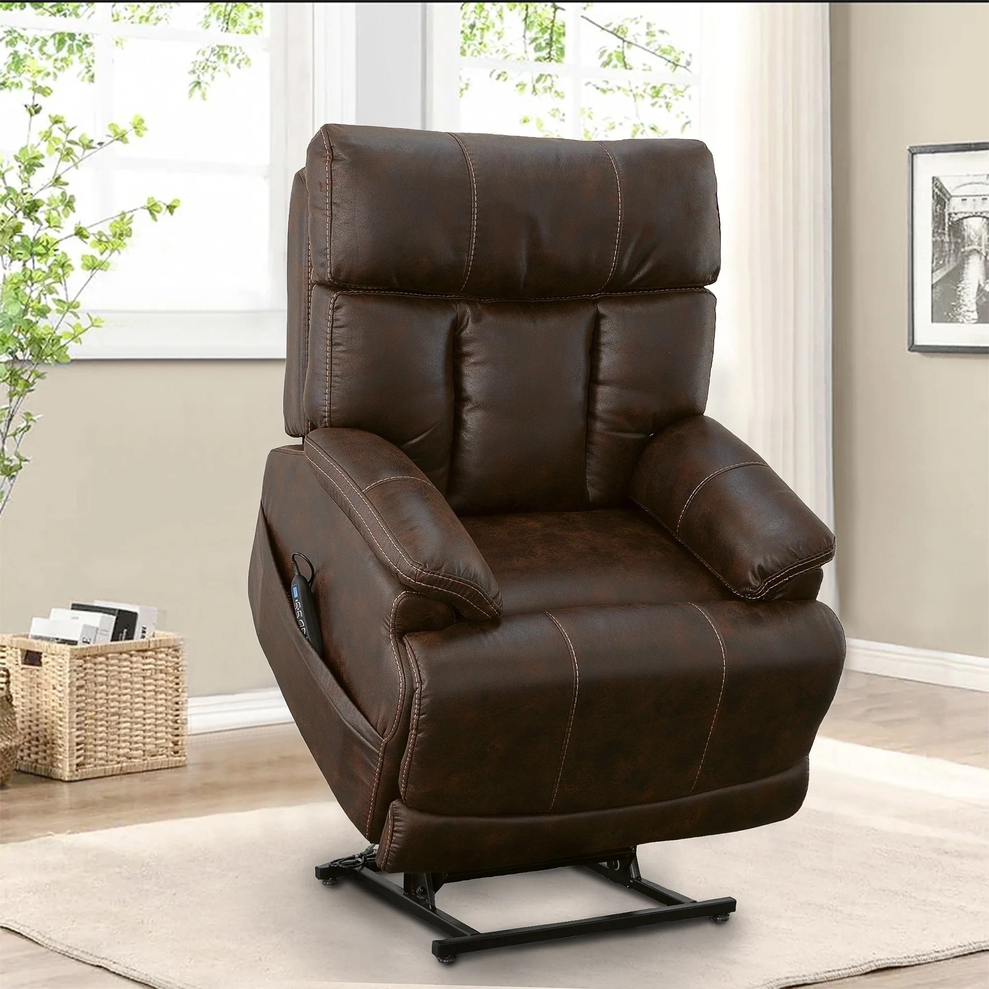 Clive Power Lift Recliner with Power Headrest  Lumbar by Flexsteel