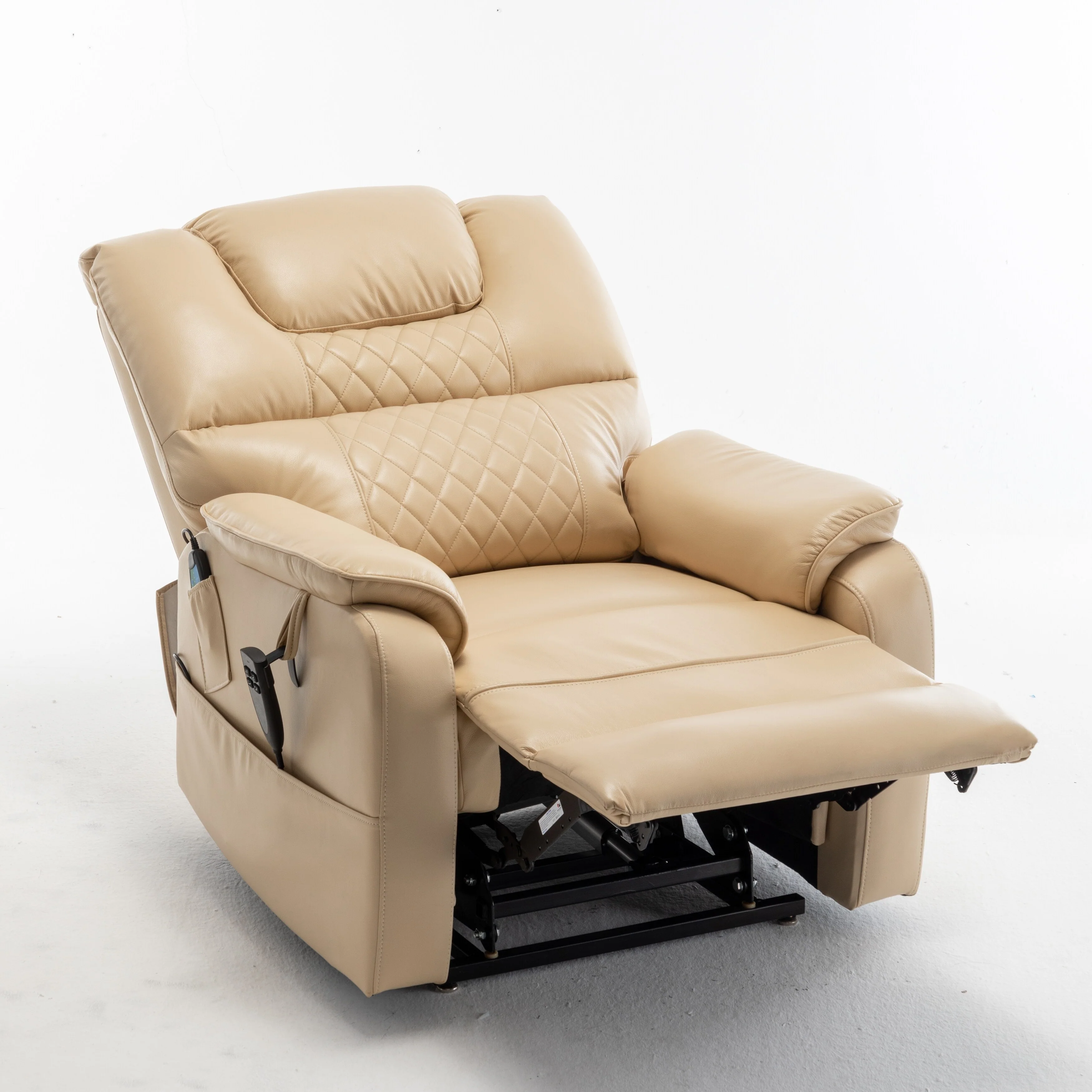 PU Recliner Chair with 180�� Infinite Position, Remote & Easy Assembly
