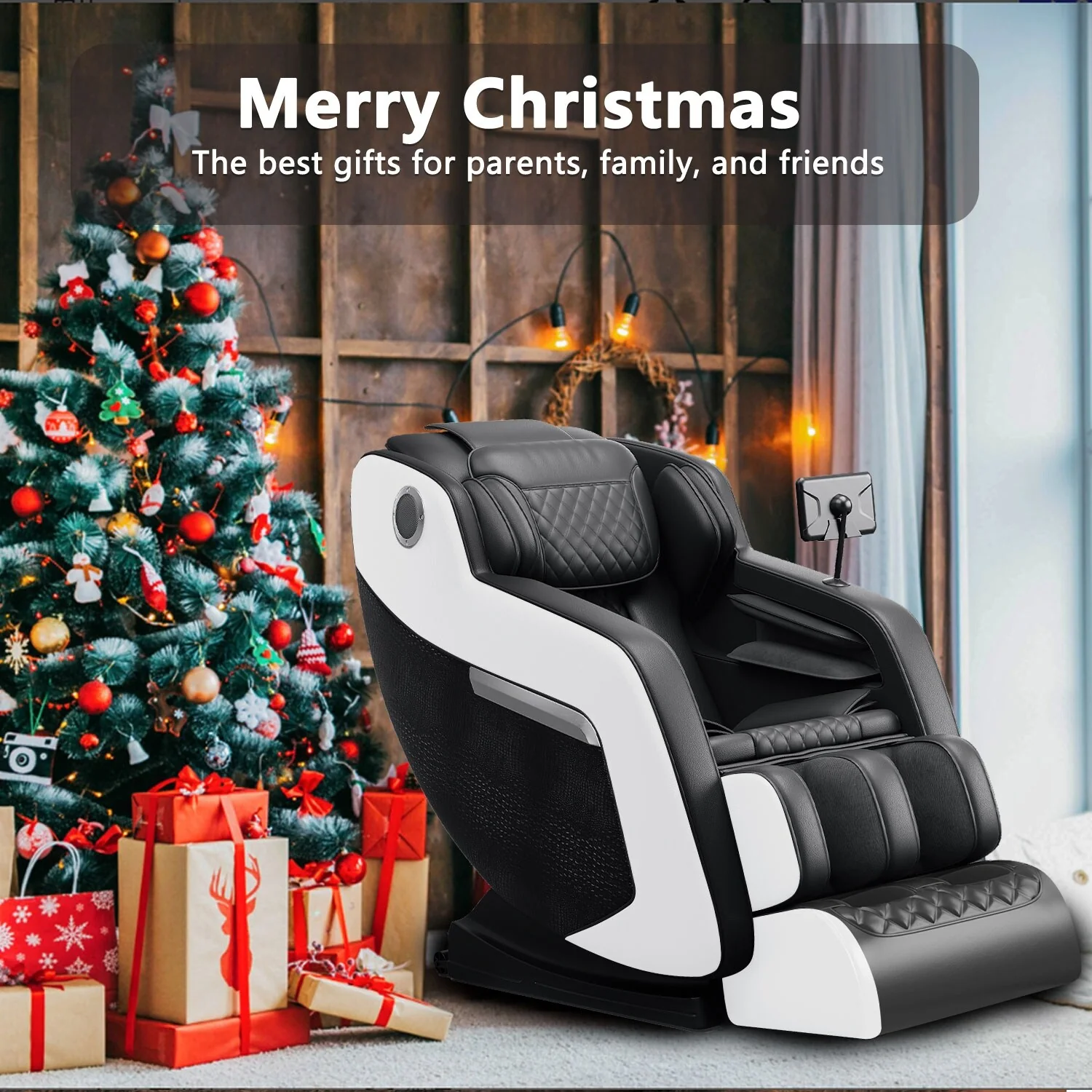 Zero?Gravity Massage Recliner Chair with Bluetooth Audio